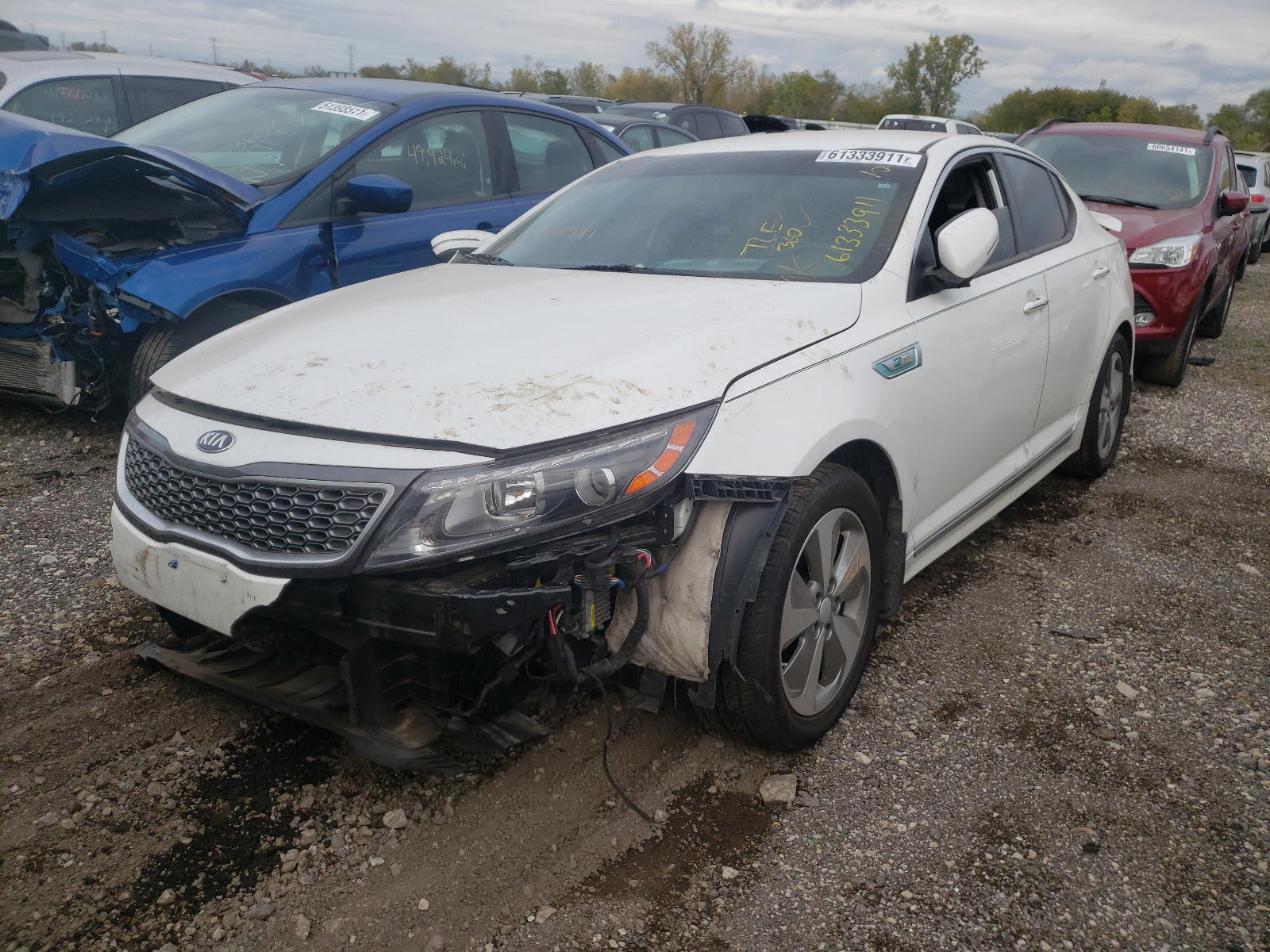 Photo 2 from auction – 2016 KIA OPTIMA HYB with VIN KNAGN4AD0G5093265