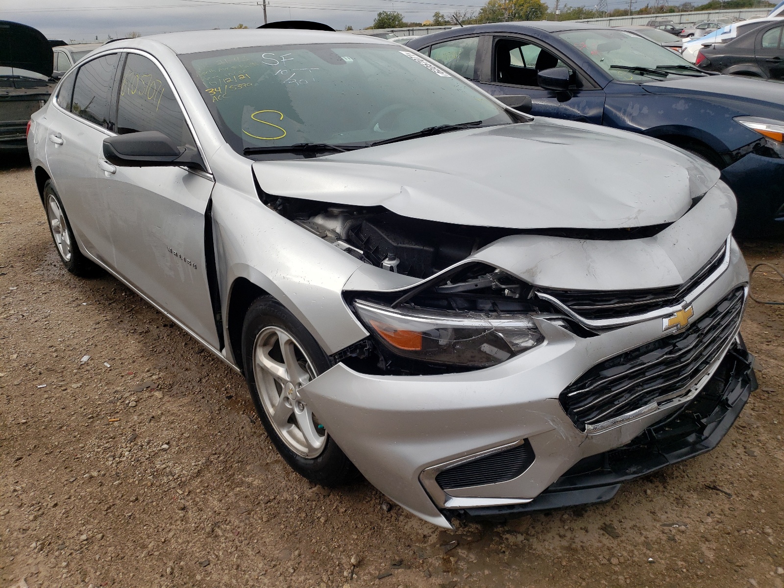 CHEVROLET MALIBU LS 2017 with VIN 1G1ZB5STXHF253124 - Photo from auction