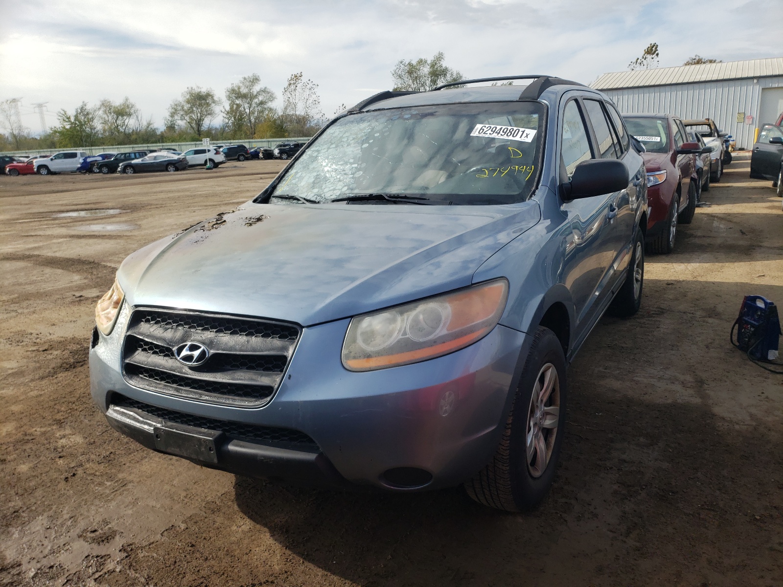 Photo 2 from auction – 2009 HYUNDAI SANTA FE G with VIN 5NMSG13D19H274944