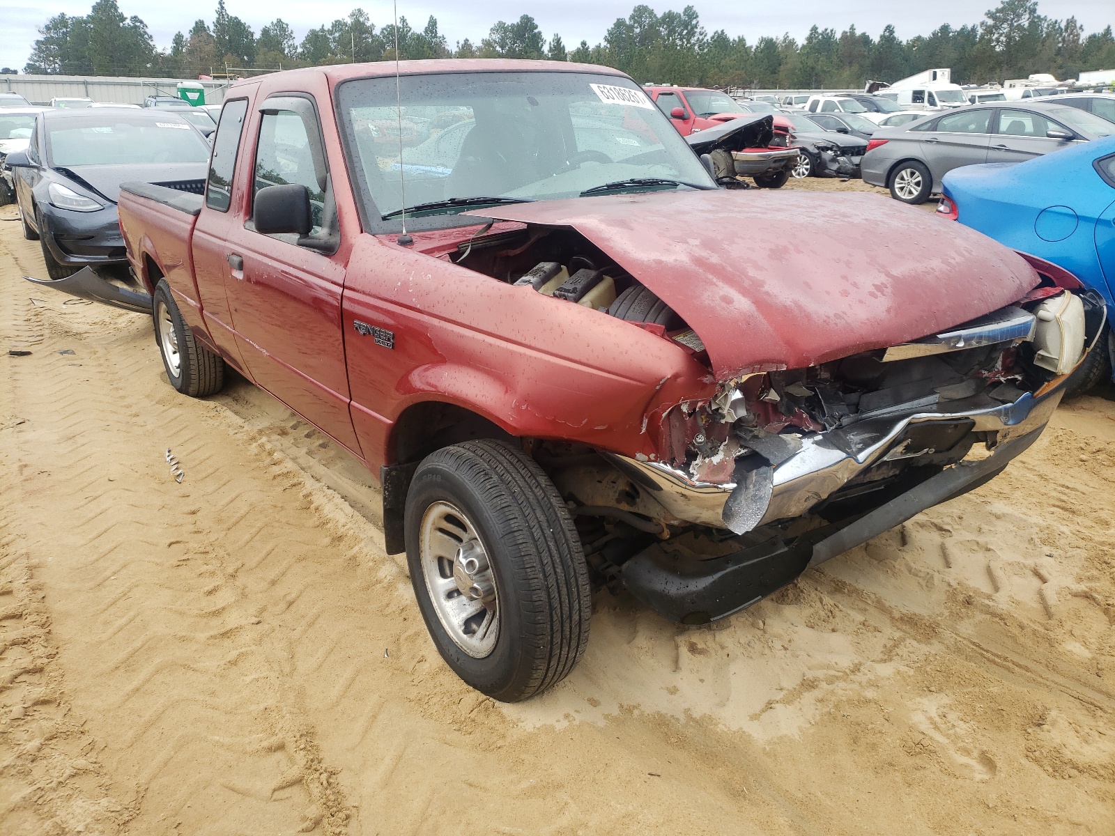 FORD RANGER SUP 1999 with VIN 1FTYR14V7XTA43294 - Photo from auction