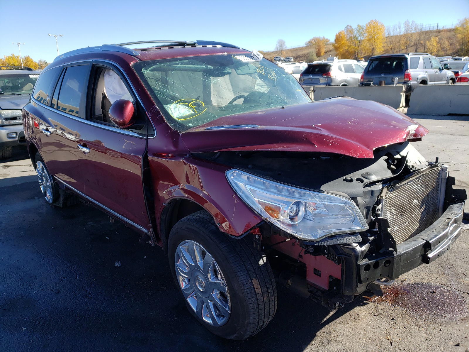 BUICK ENCLAVE 2016 with VIN 5GAKVBKD7GJ285663 - Photo from auction