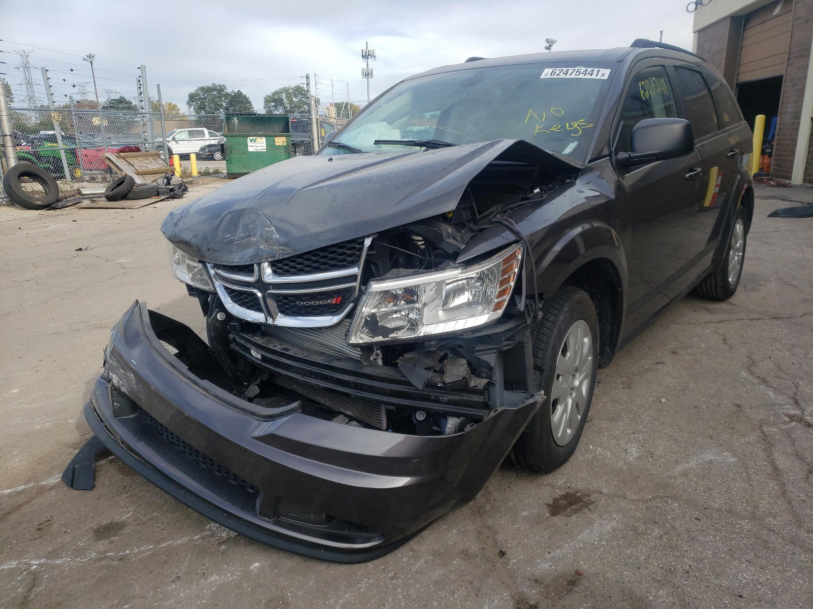 Photo 2 from auction – 2018 DODGE JOURNEY SE with VIN 3C4PDCAB3JT527040