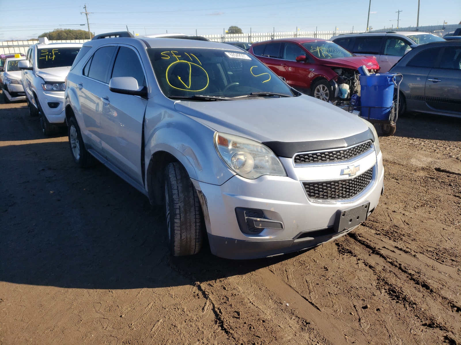 Photo 1 from auction – 2011 CHEVROLET EQUINOX LT with VIN 2GNALDEC9B1257629