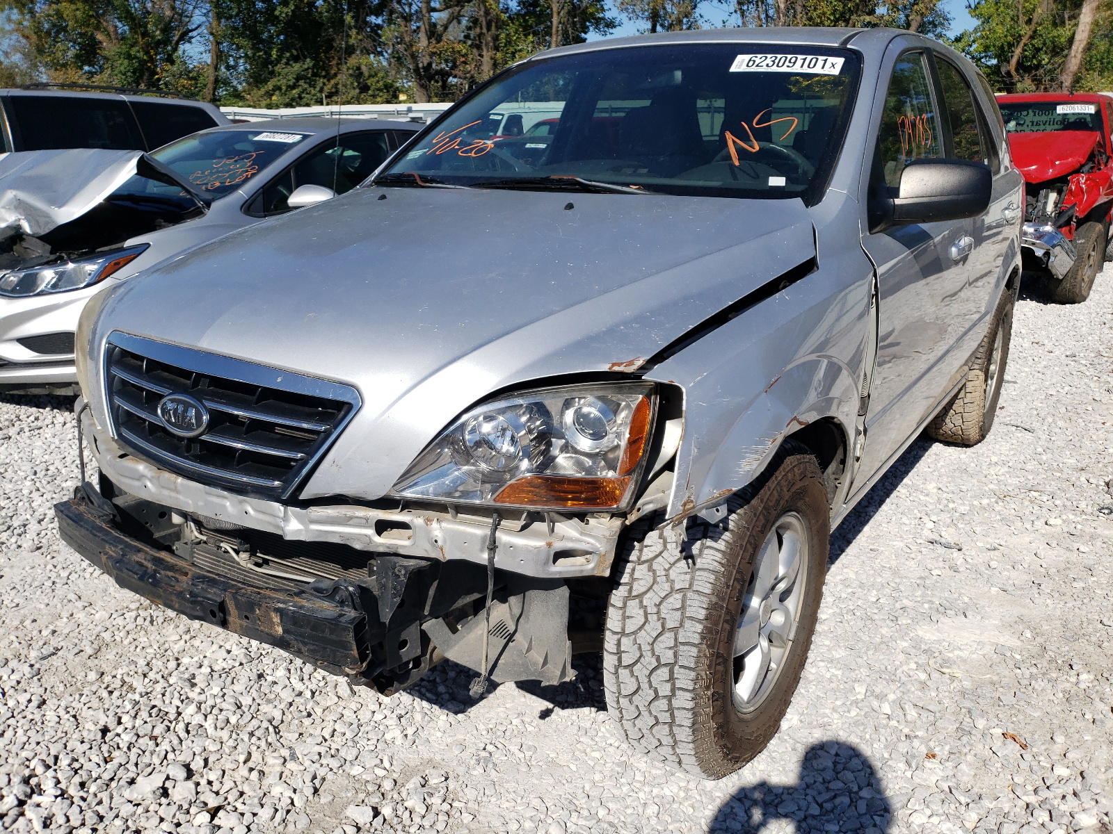Photo 2 from auction – 2007 KIA SORENTO EX with VIN KNDJD736775714917