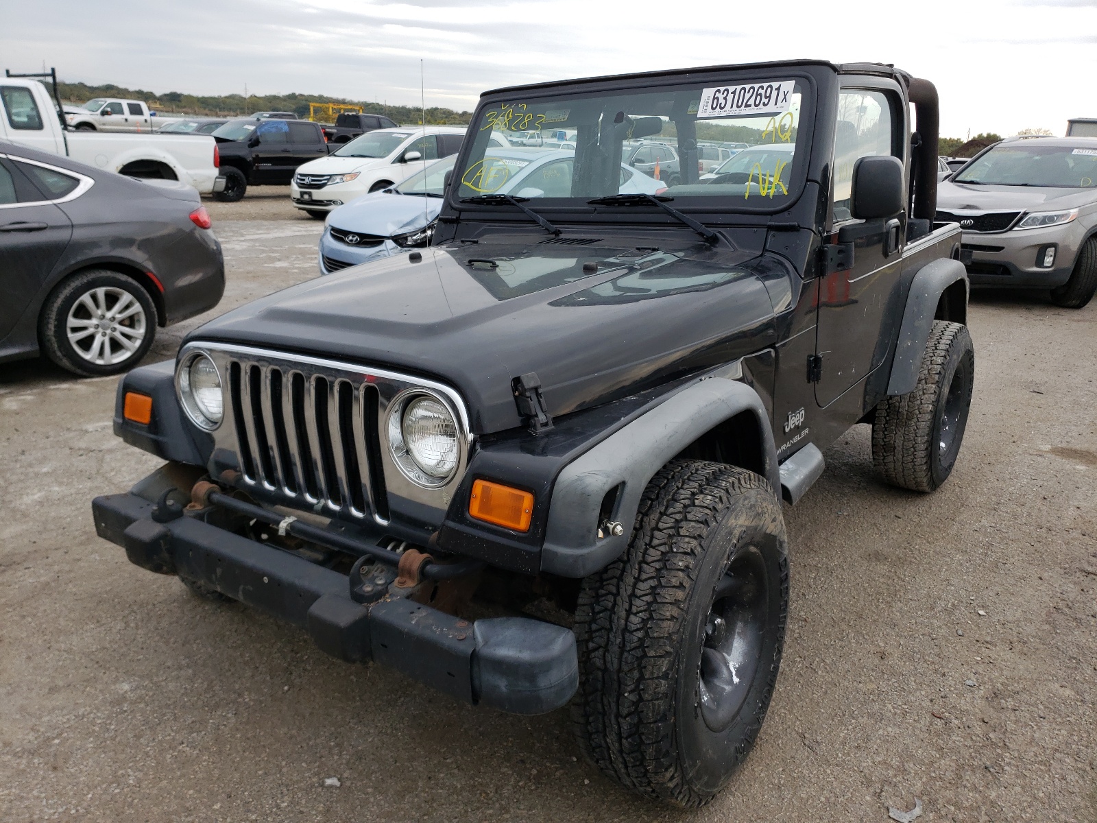Фото 2 с аукциона – 2003 JEEP WRANGLER C с VIN 1J4FA39S83P368283