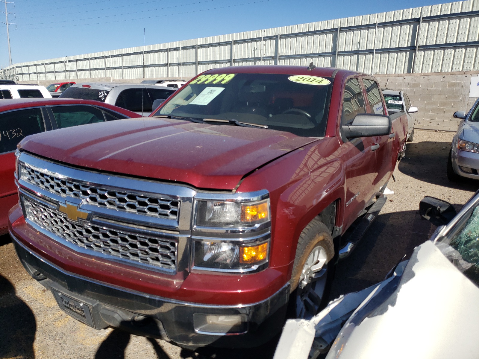 Photo 14 from auction – 2014 CHEVROLET SILVERADO with VIN 3GCUKREC1EG236548