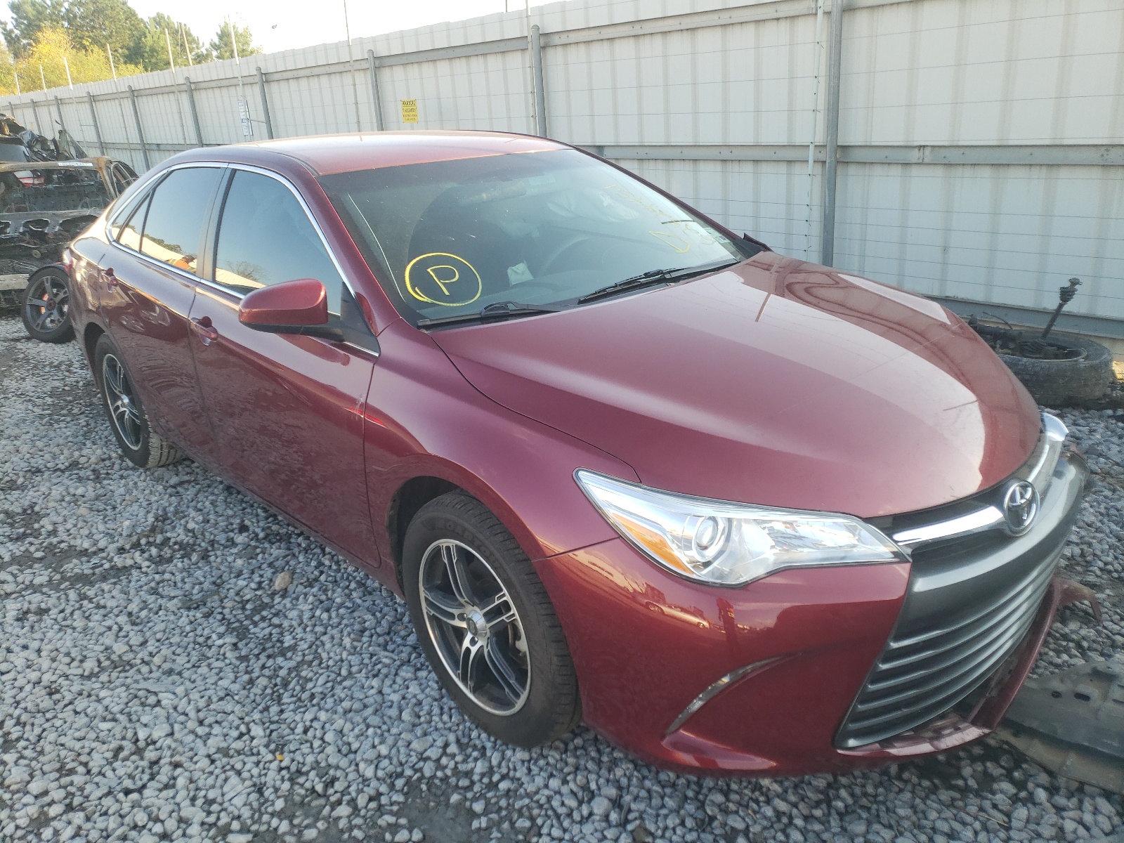 TOYOTA CAMRY LE 2017 with VIN 4T1BF1FKXHU755176 - Photo from auction