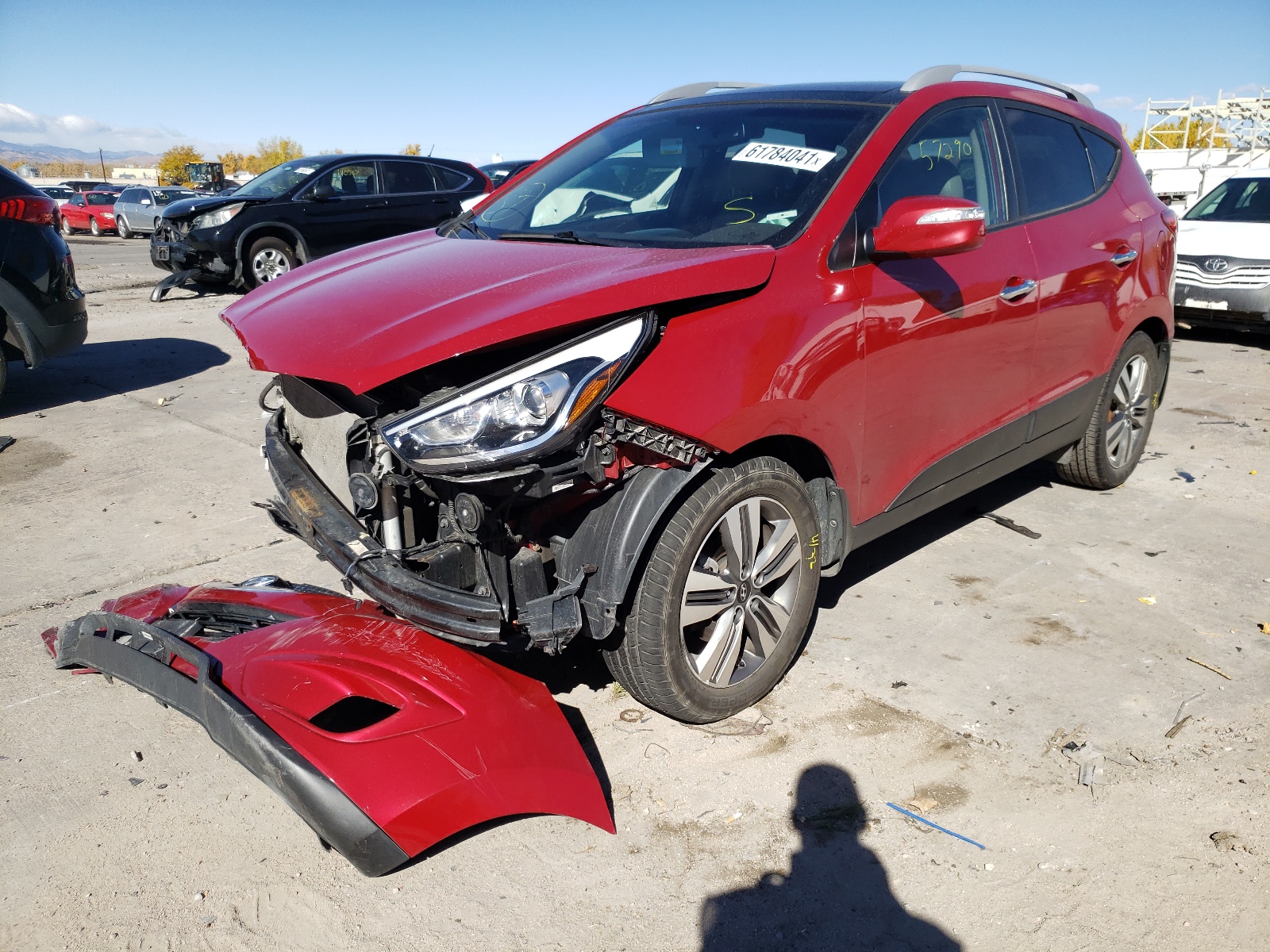 Photo 2 from auction – 2014 HYUNDAI TUCSON GLS with VIN KM8JUCAG2EU860161