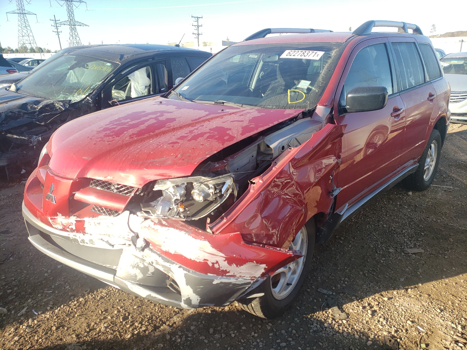 Photo 2 from auction – 2006 MITSUBISHI OUTLANDER with VIN JA4LZ31FX6U031890