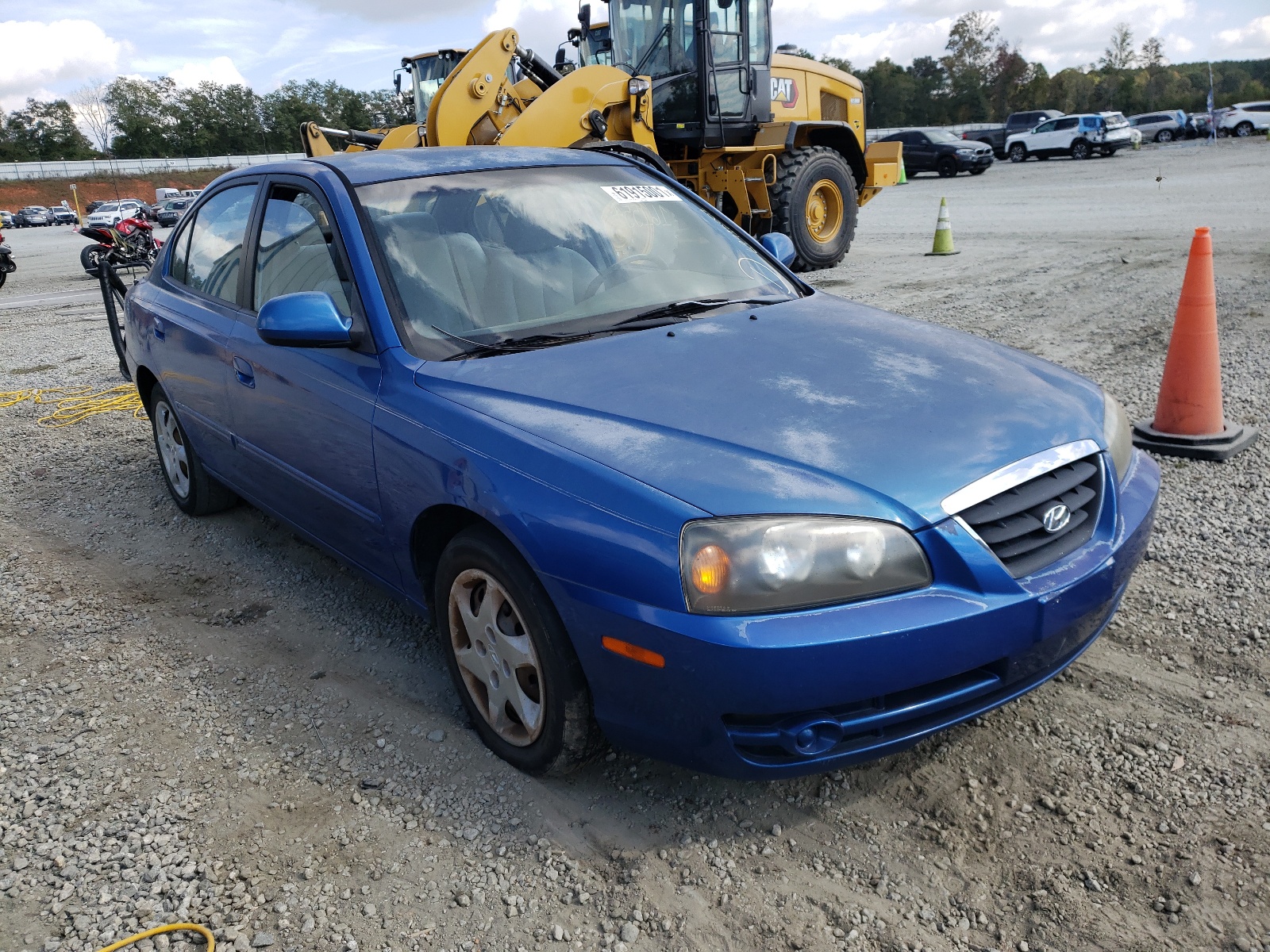 HYUNDAI ELANTRA GL 2004 with VIN KMHDN46D64U921881 - Photo from auction
