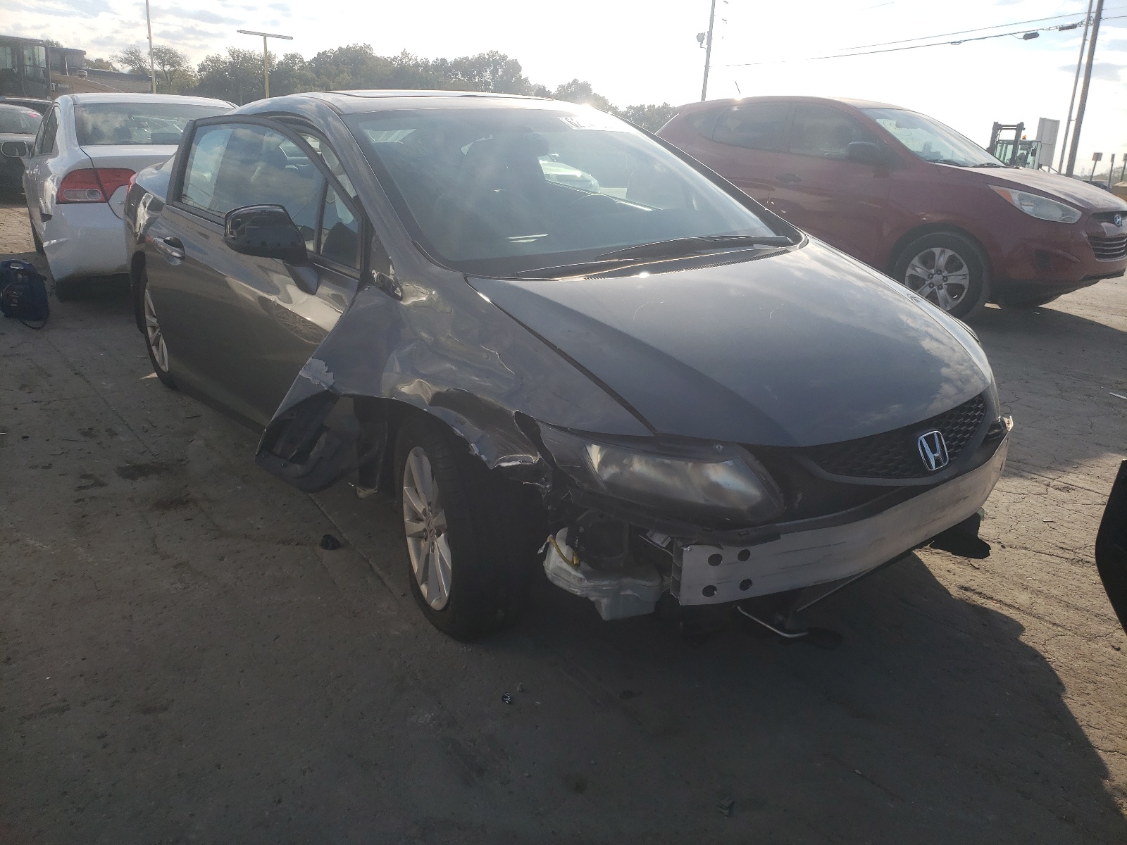 Photo 1 from auction – 2012 HONDA CIVIC EXL with VIN 2HGFG3B11CH550421