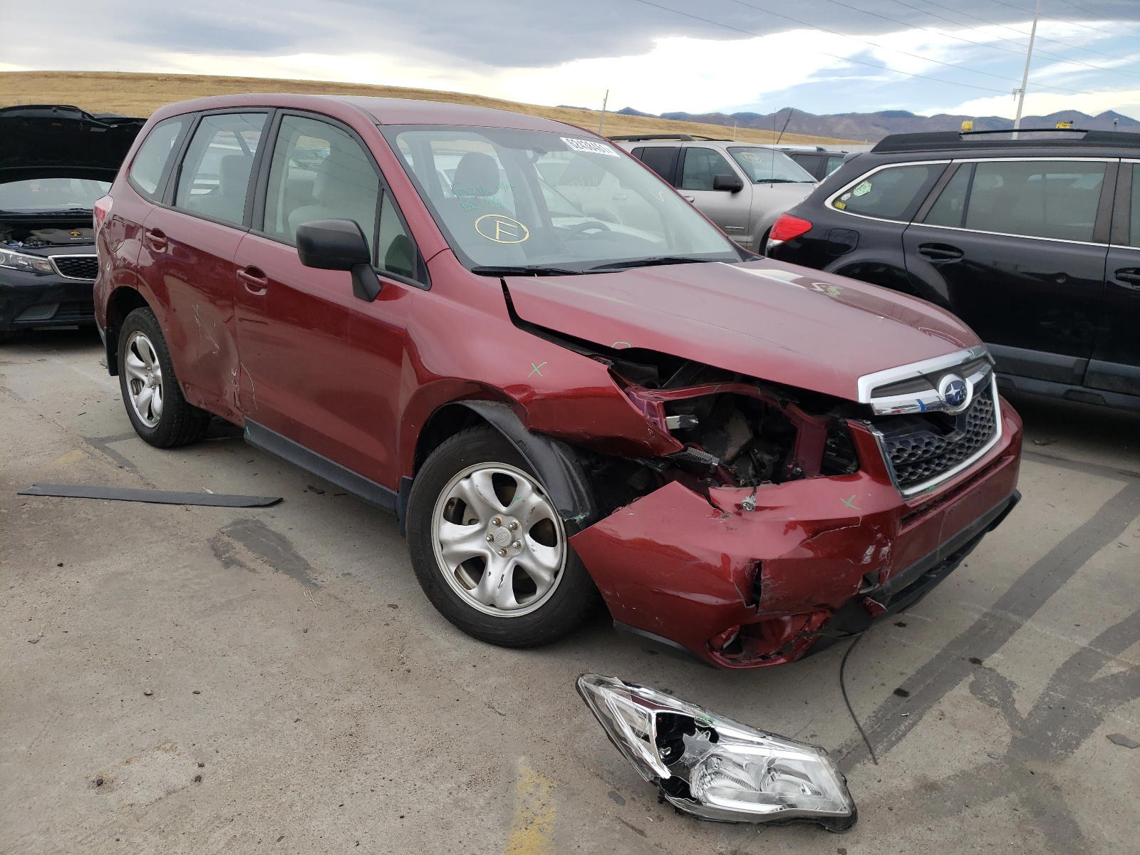 SUBARU FORESTER 2 2016 with VIN JF2SJAAC0GH519731 - Photo from auction
