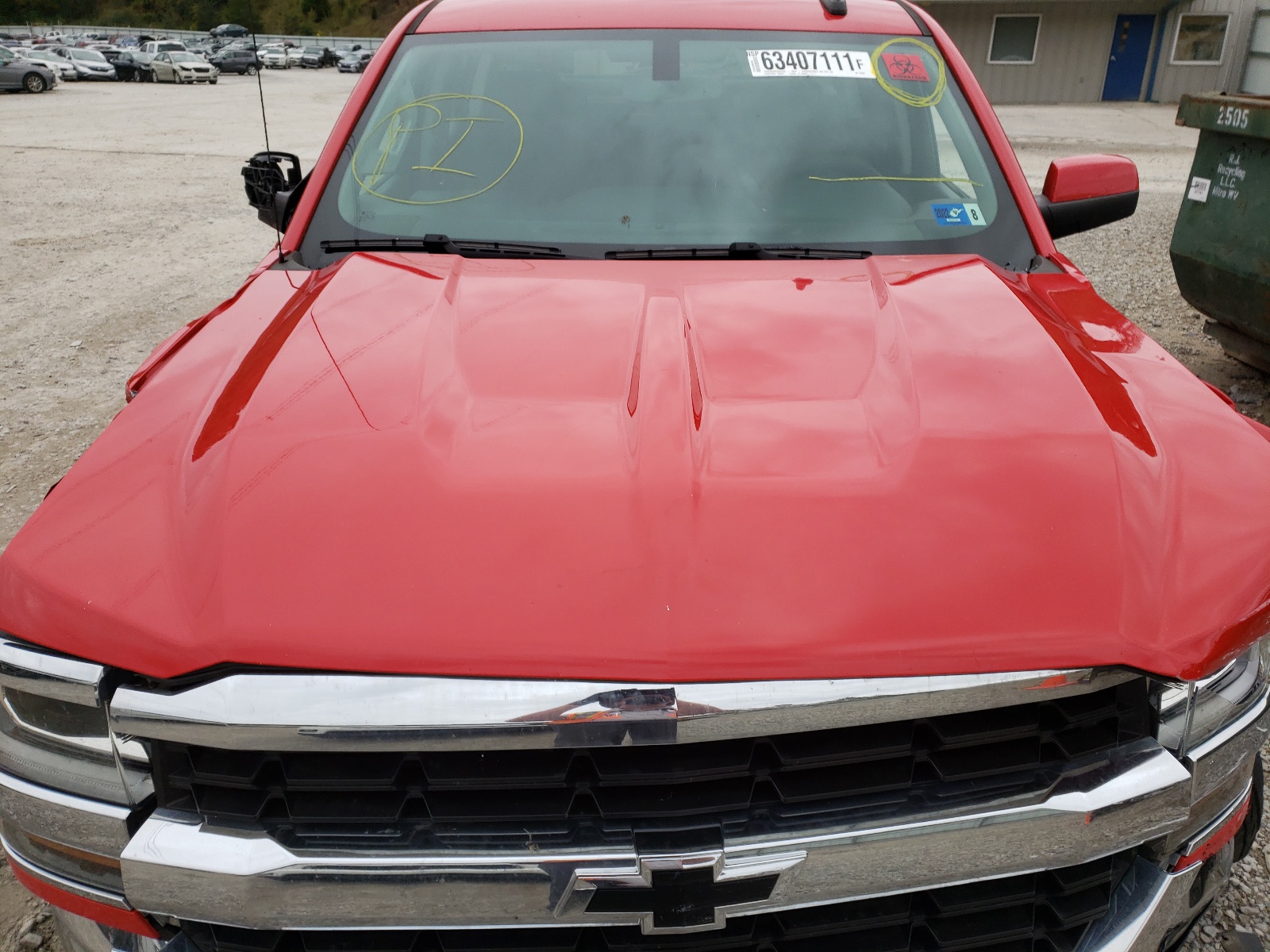 Photo 7 from auction – 2017 CHEVROLET SILVERADO with VIN 3GCUKREC9HG428336