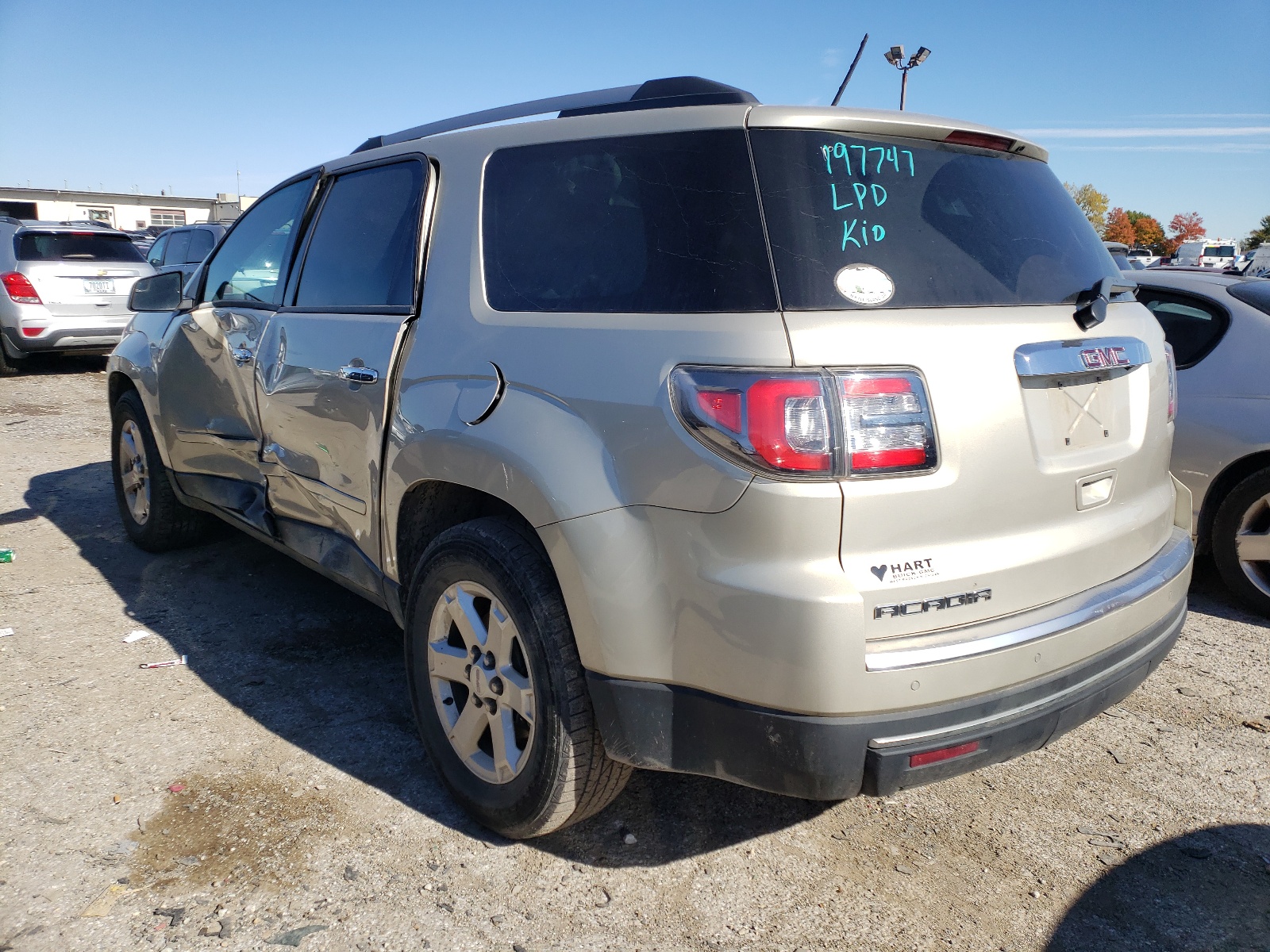 Photo 3 from auction – 2013 GMC ACADIA SLE with VIN 1GKKRPKD2DJ184529