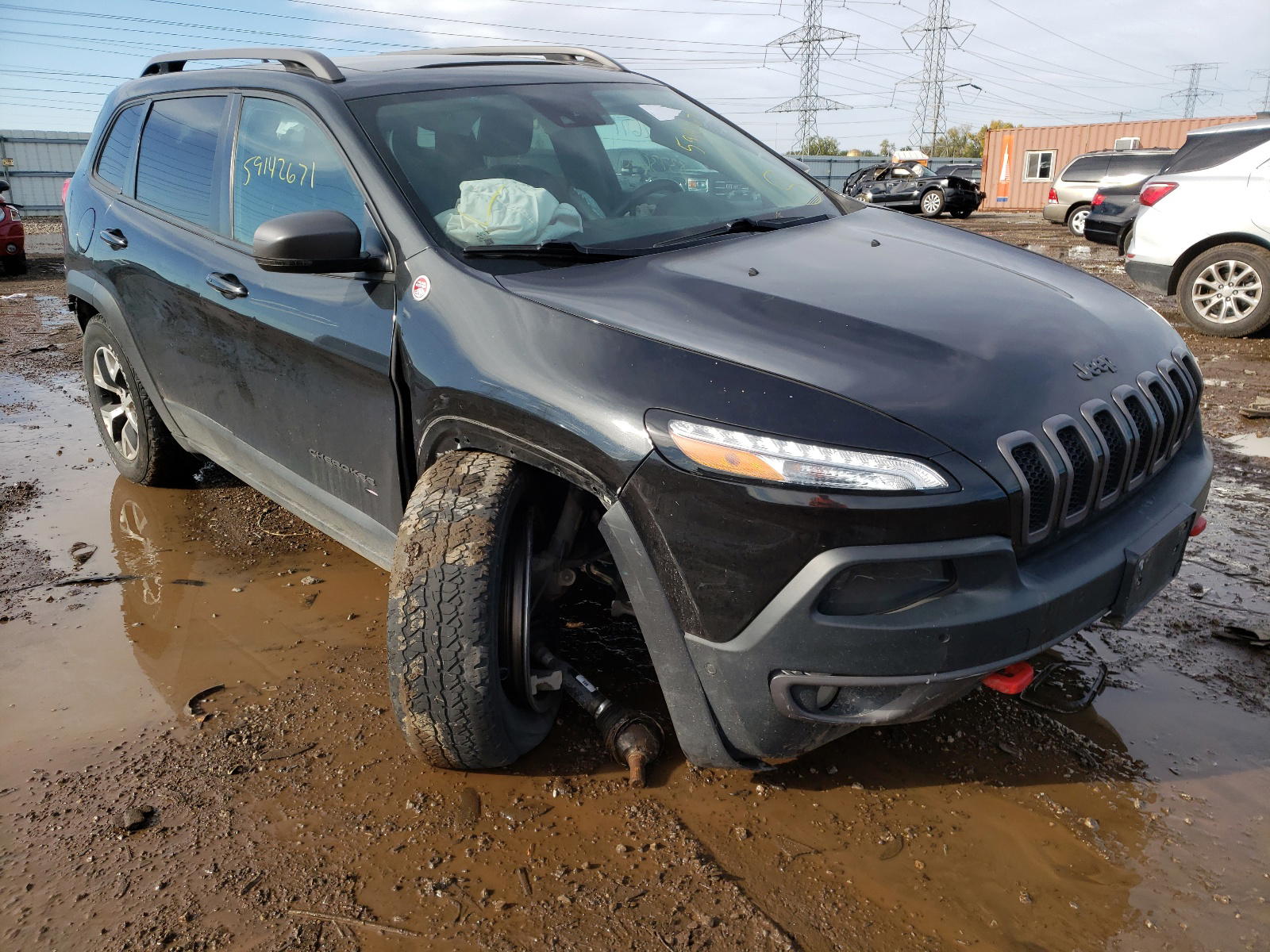 JEEP CHEROKEE T 2015 with VIN 1C4PJMBS0FW687990 - Photo from auction