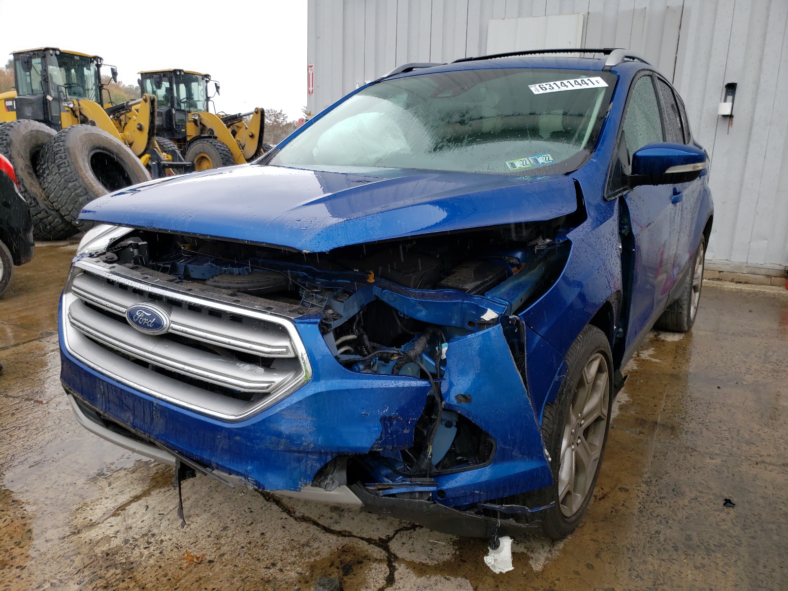 Photo 2 from auction – 2017 FORD ESCAPE TIT with VIN 1FMCU9J91HUD02917