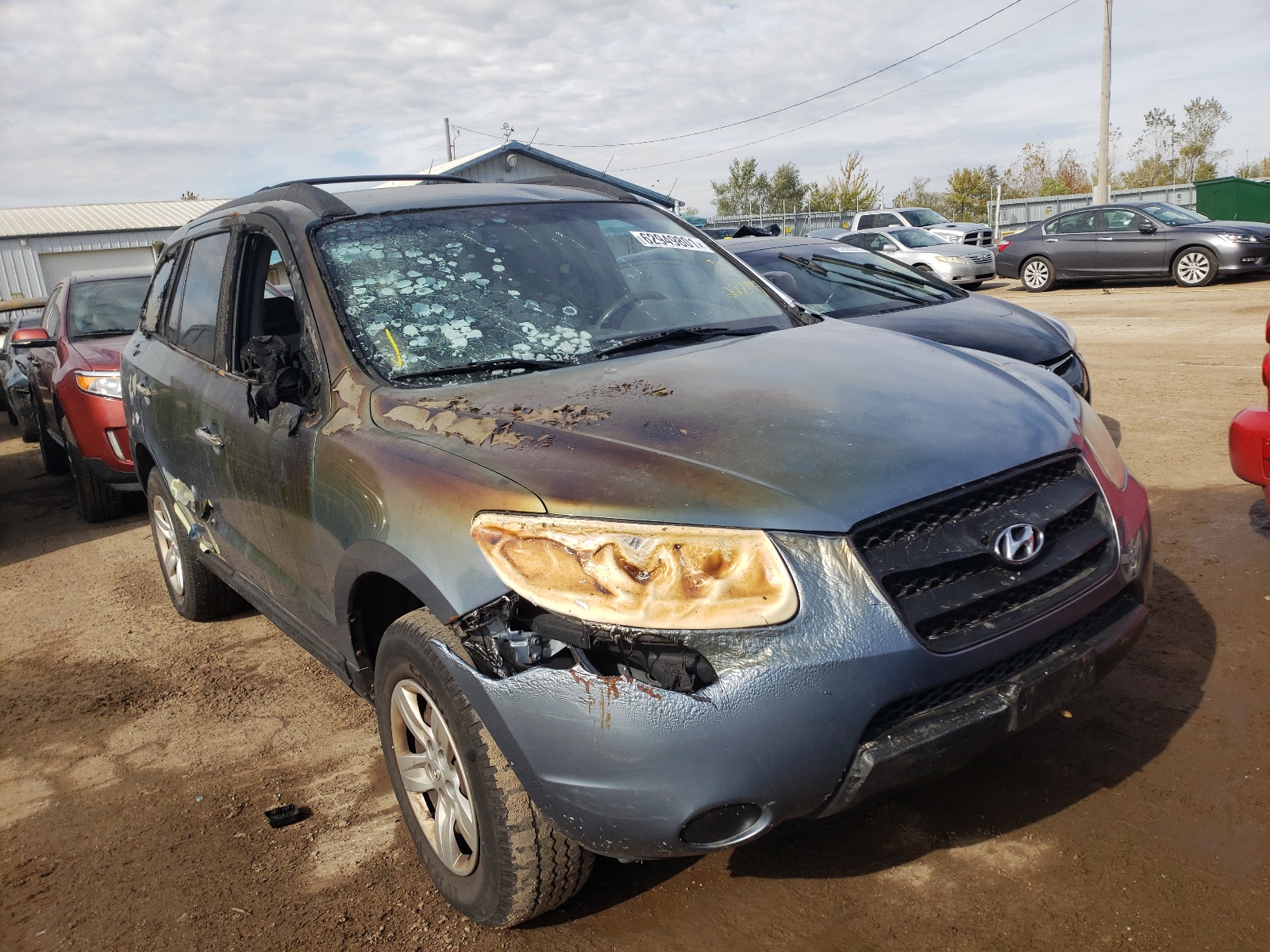 Photo 1 from auction – 2009 HYUNDAI SANTA FE G with VIN 5NMSG13D19H274944