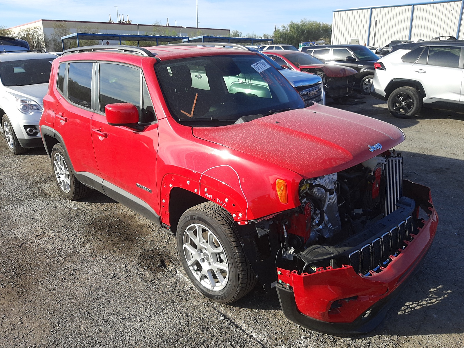 Photo 1 from auction – 2021 JEEP RENEGADE L with VIN ZACNJDBB4MPM50904