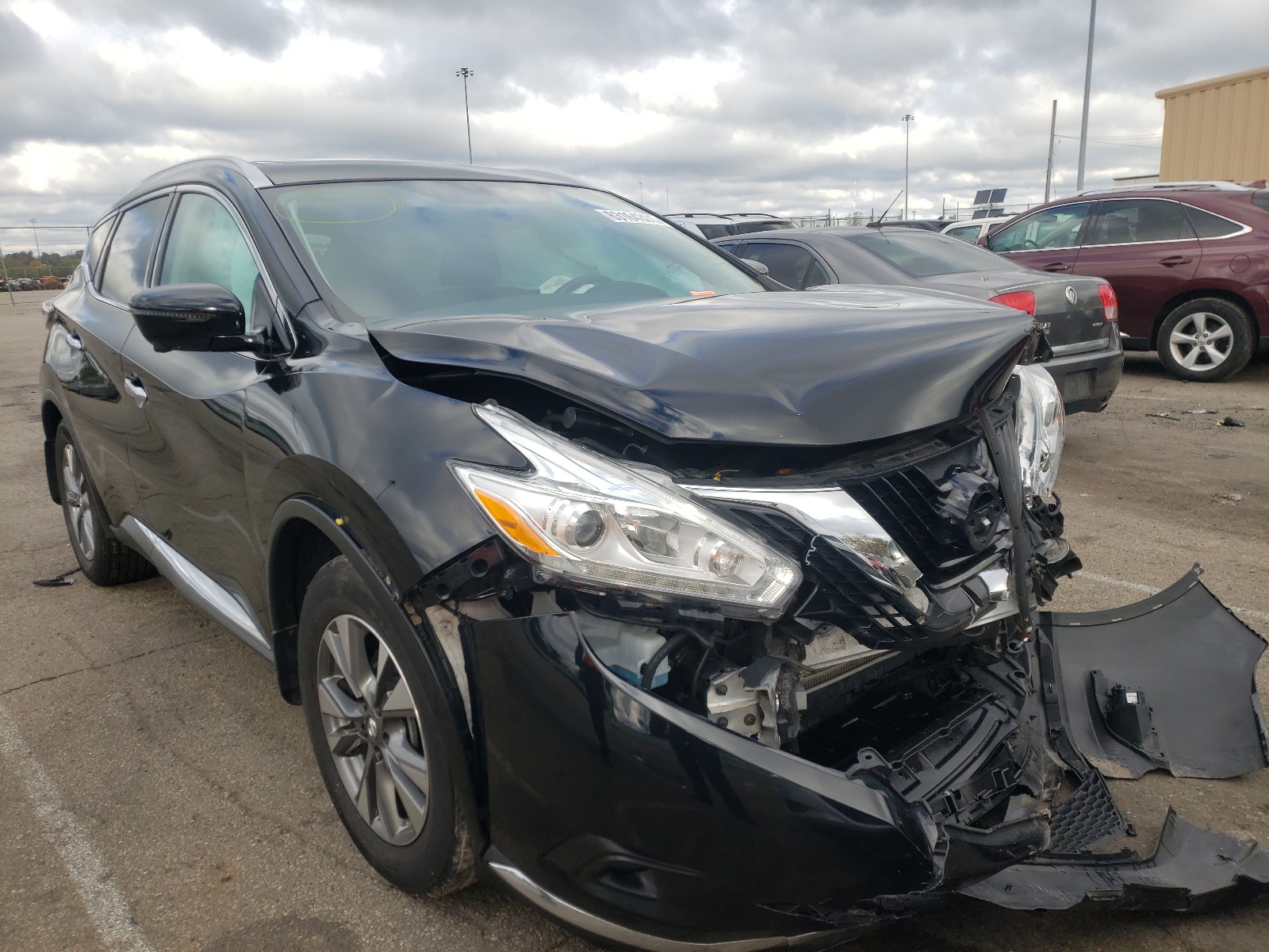 NISSAN MURANO S 2016 with VIN 5N1AZ2MH2GN171640 - Photo from auction