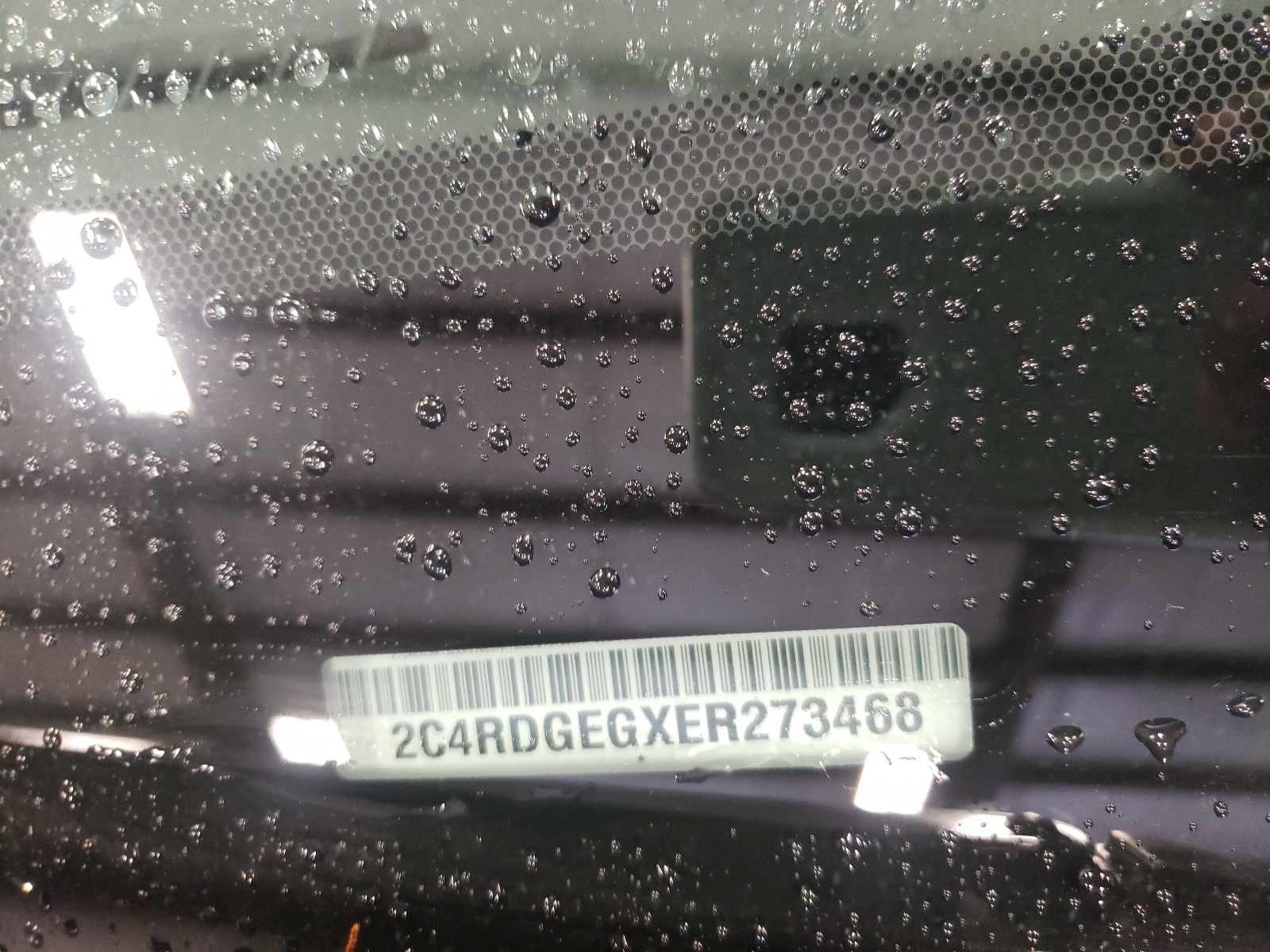 Photo 10 from auction – 2014 DODGE GRAND CARA with VIN 2C4RDGEGXER273468