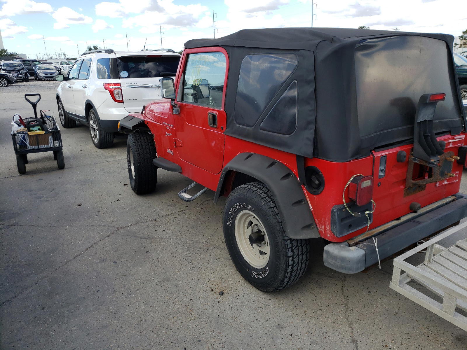 Photo 3 from auction – 2001 JEEP WRANGLER / with VIN 1J4FA49SX1P343792