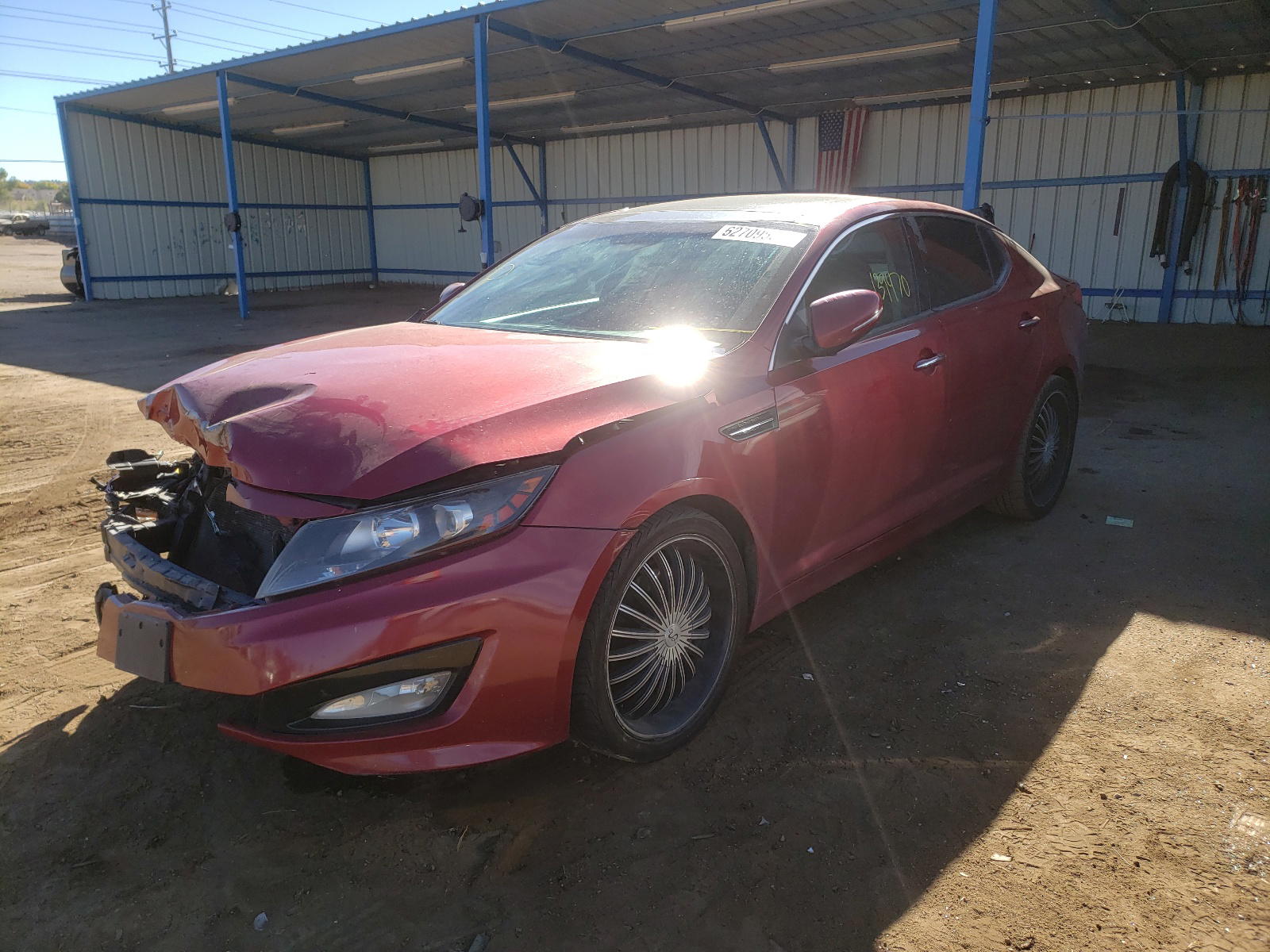 Photo 2 from auction – 2012 KIA OPTIMA SX with VIN 5XXGR4A69CG005120