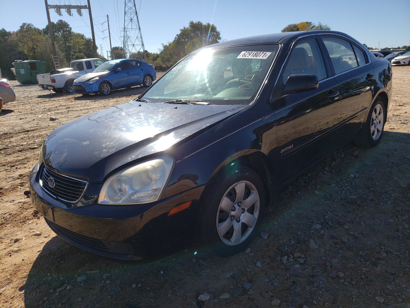 Photo 2 from auction – 2008 KIA OPTIMA LX with VIN KNAGE123X85220917