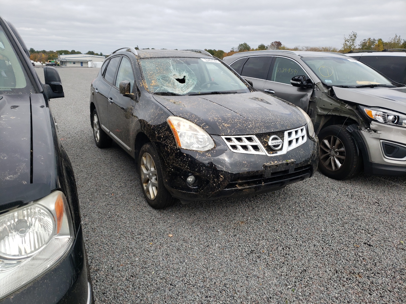 NISSAN ROGUE S 2012 with VIN JN8AS5MV8CW408480 - Photo from auction
