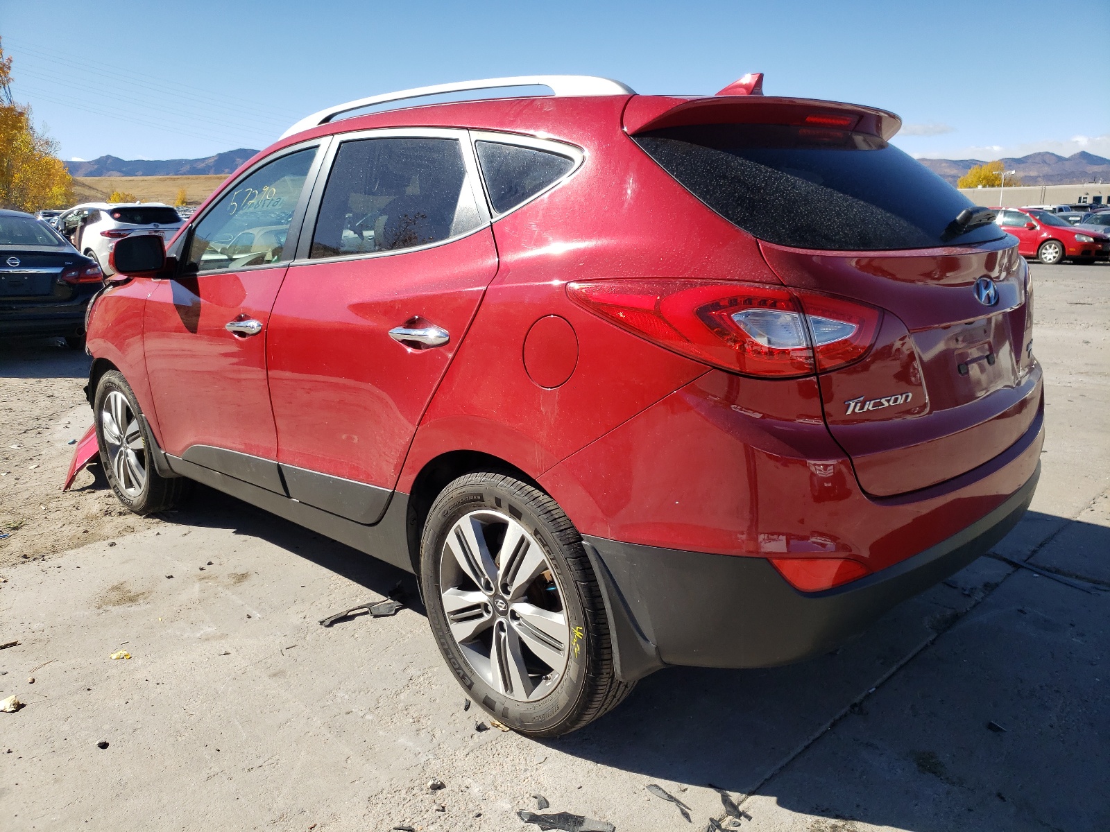 Photo 3 from auction – 2014 HYUNDAI TUCSON GLS with VIN KM8JUCAG2EU860161