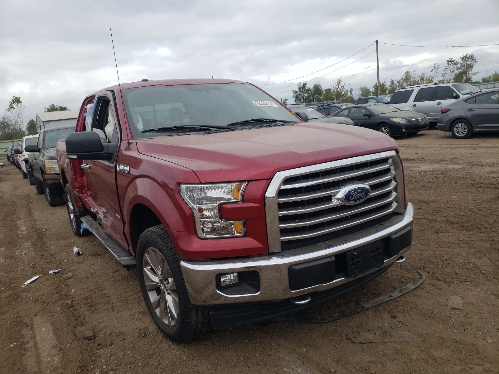 FORD F150 SUPER 2017 with VIN 1FTEW1EG1HFC86286 - Photo from auction