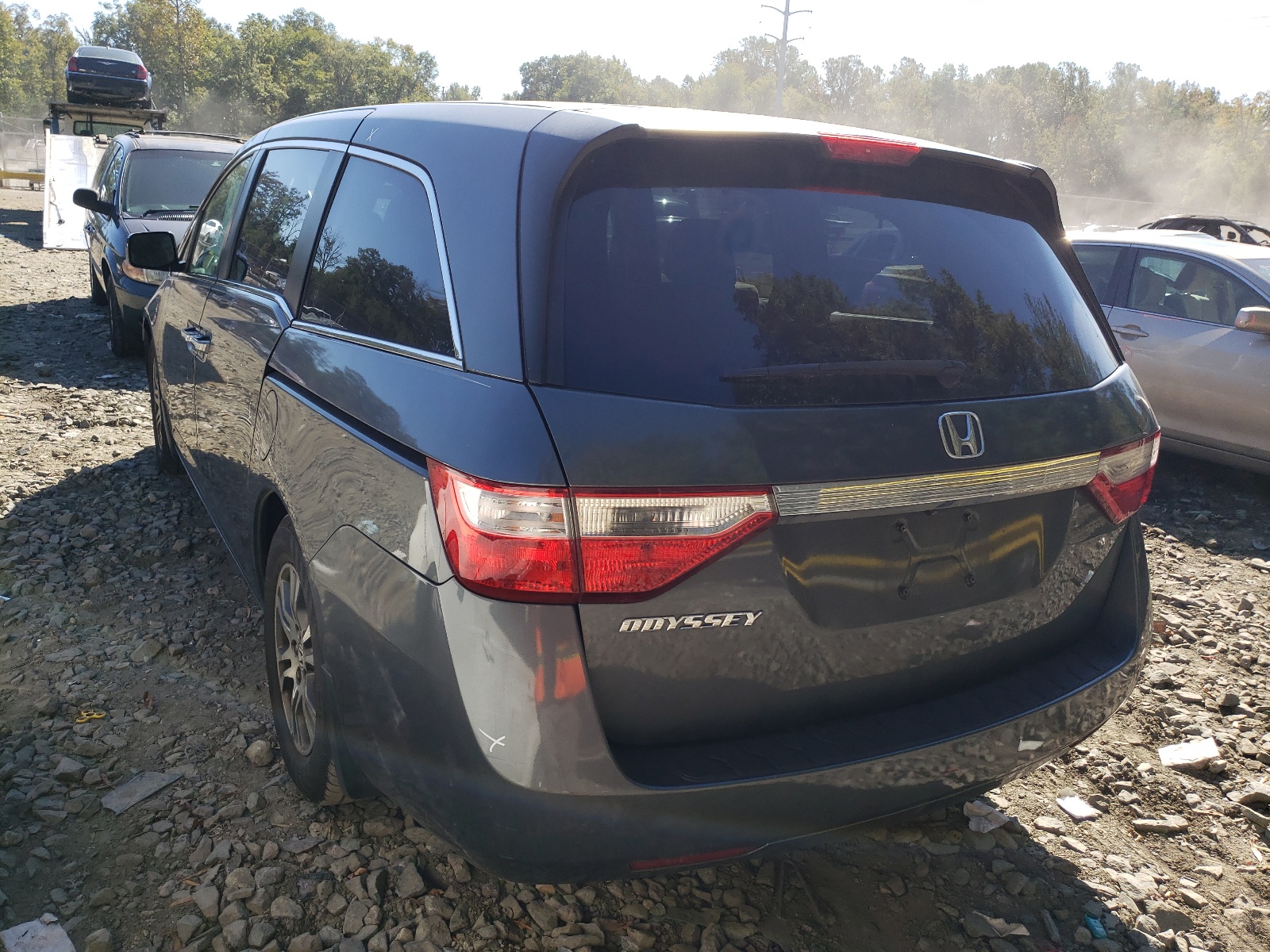 Photo 3 from auction – 2013 HONDA ODYSSEY EX with VIN 5FNRL5H4XDB023487