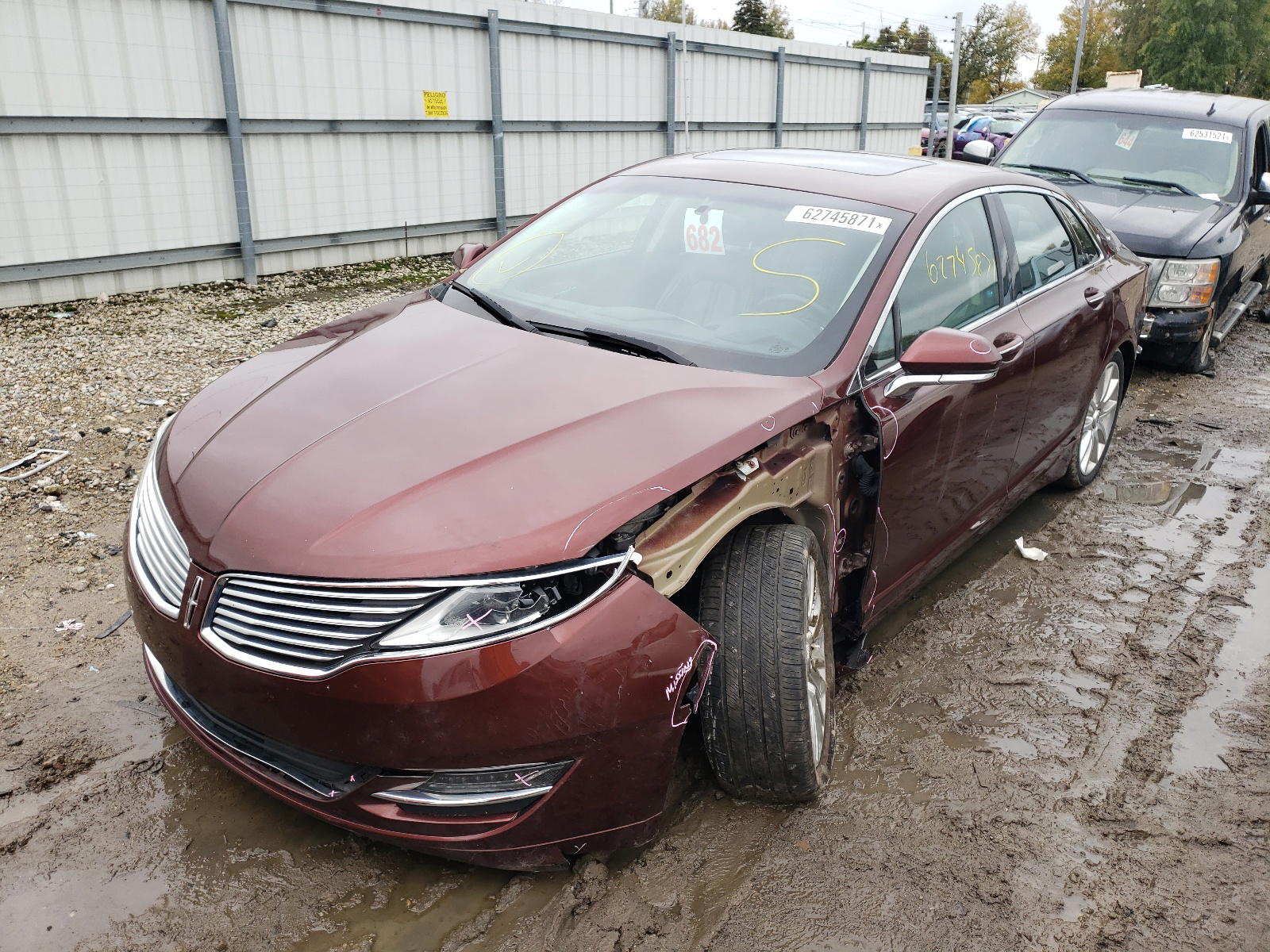 Photo 2 from auction – 2016 LINCOLN MKZ with VIN 3LN6L2J99GR627411