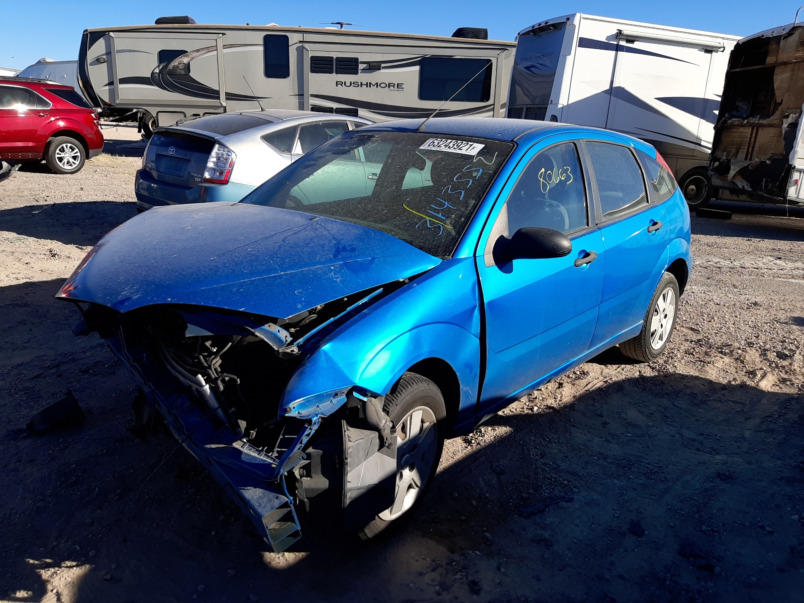 Photo 2 from auction – 2007 FORD FOCUS ZX5 with VIN 1FAHP37N77W314355