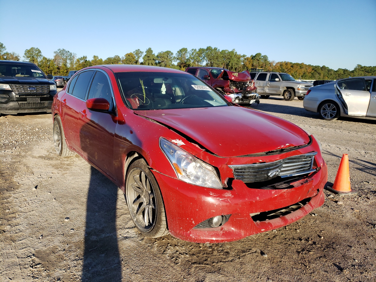 INFINITI G37 BASE 2010 with VIN JN1CV6AP3AM406977 - Photo from auction