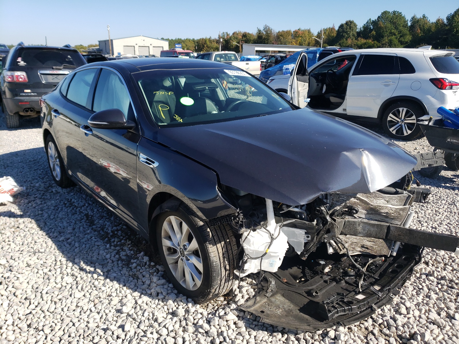 KIA OPTIMA LX 2018 with VIN 5XXGT4L31JG227331 - Photo from auction