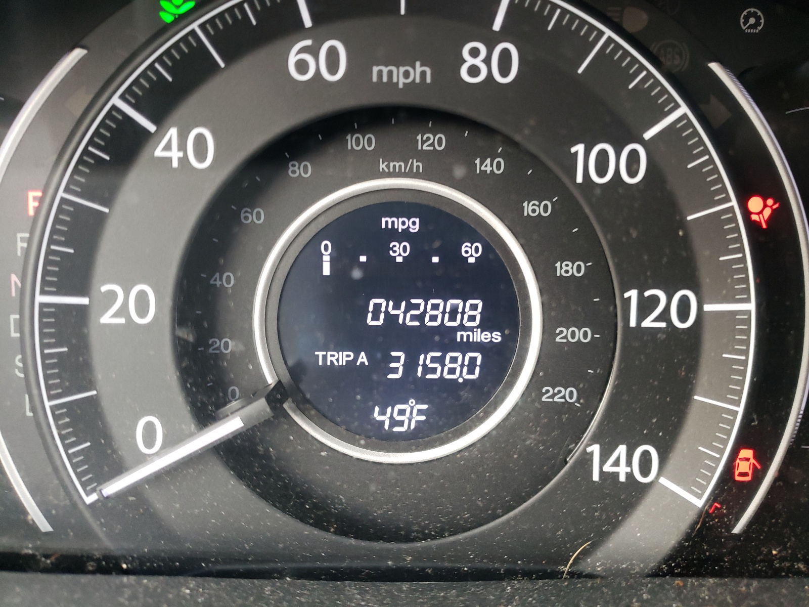 Photo 8 from auction – 2016 HONDA CR-V EXL with VIN 5J6RM4H70GL135258