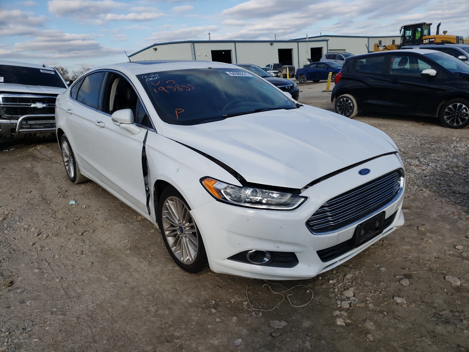 FORD FUSION SE 2014 with VIN 3FA6P0H91ER195855 - Photo from auction