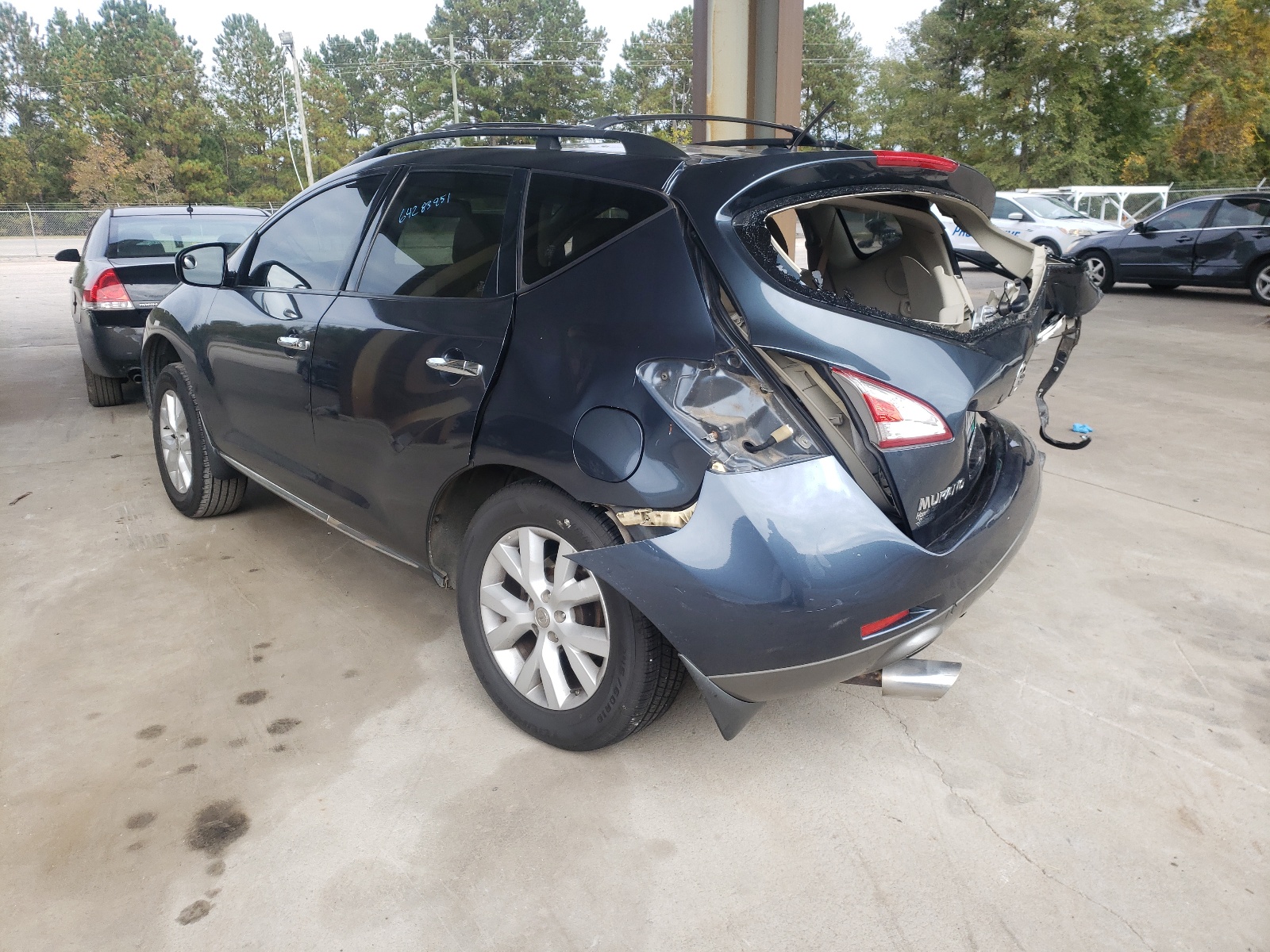 Photo 3 from auction – 2012 NISSAN MURANO with VIN JN8AZ1MW8CW201617