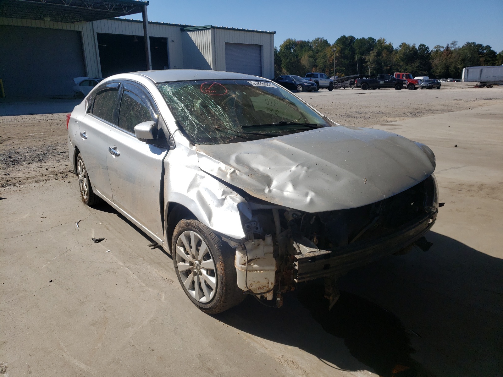 NISSAN SENTRA S 2016 with VIN 3N1AB7AP5GY277569 - Photo from auction