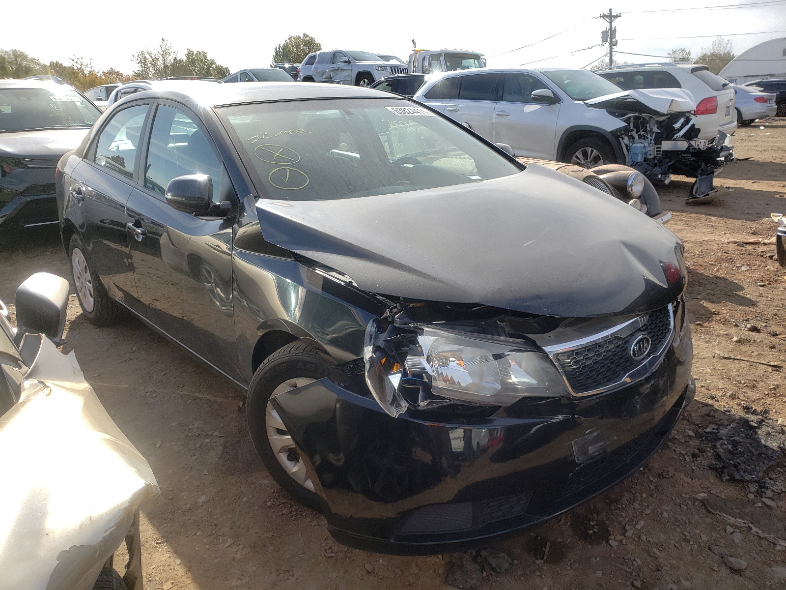 Photo 1 from auction – 2013 KIA FORTE EX with VIN KNAFU4A27D5717250