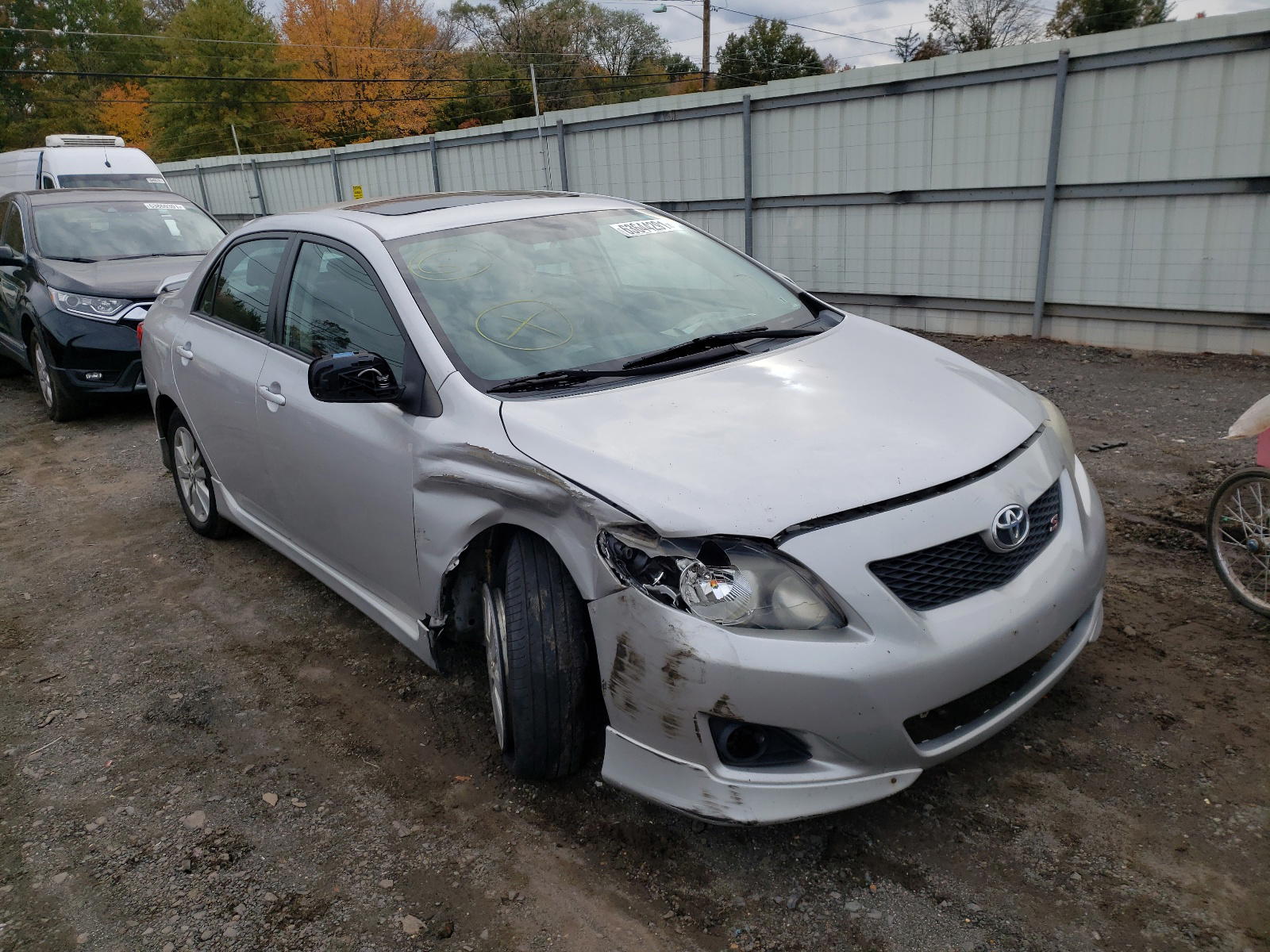 TOYOTA COROLLA BA 2010 with VIN 2T1BU4EE3AC448443 - Photo from auction