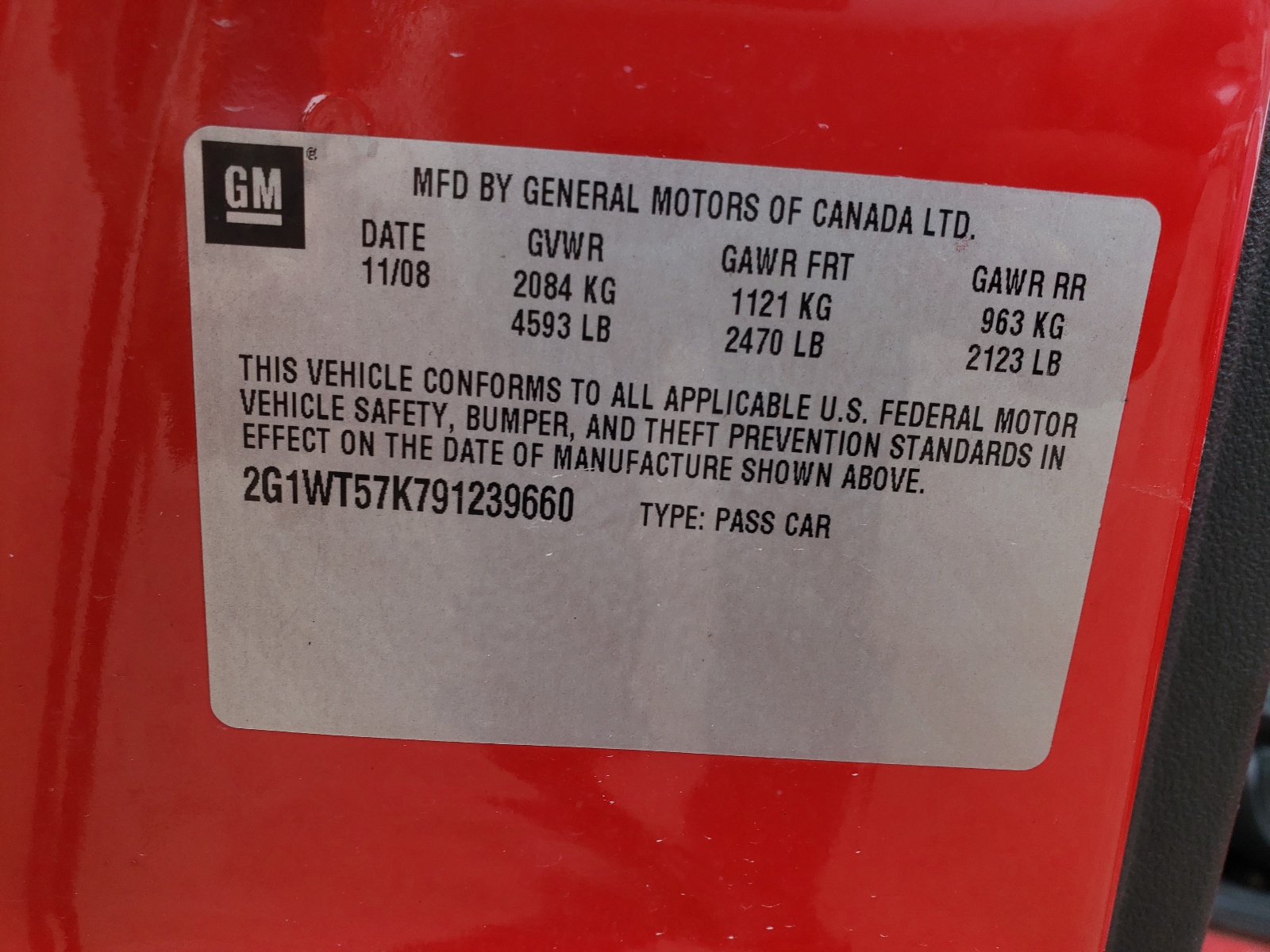 Photo 10 from auction – 2009 CHEVROLET IMPALA 1LT with VIN 2G1WT57K791239660