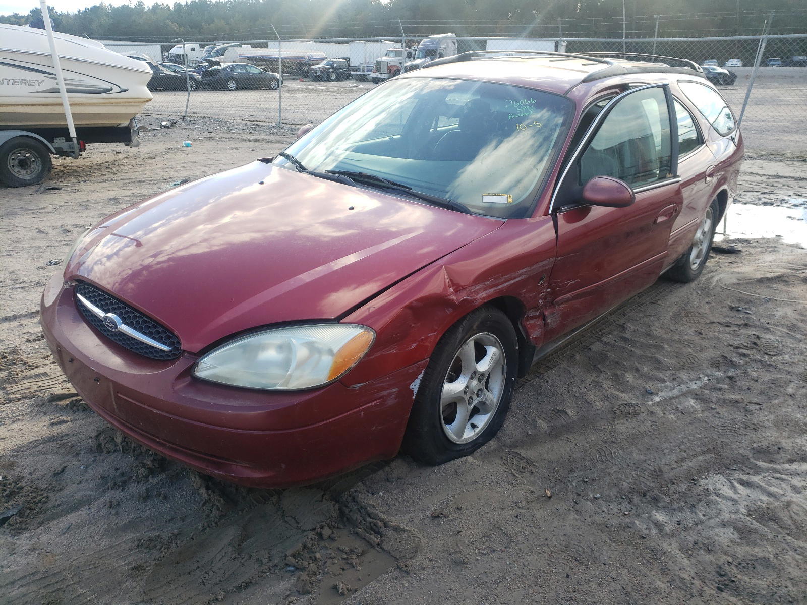 Photo 2 from auction – 2001 FORD TAURUS SE with VIN 1FAFP58271G243408