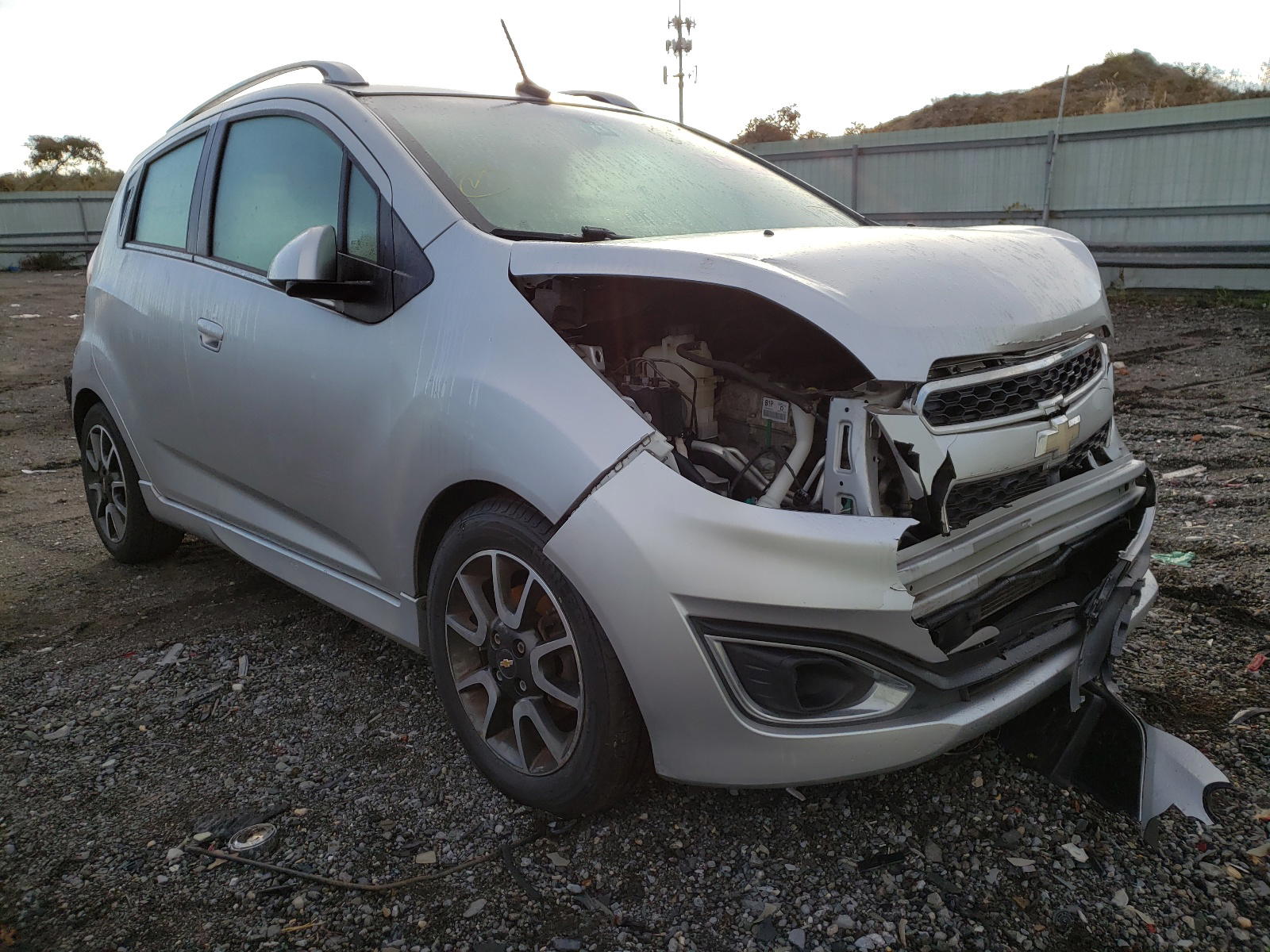 CHEVROLET SPARK 2LT 2013 with VIN KL8CF6S90DC610259 - Photo from auction