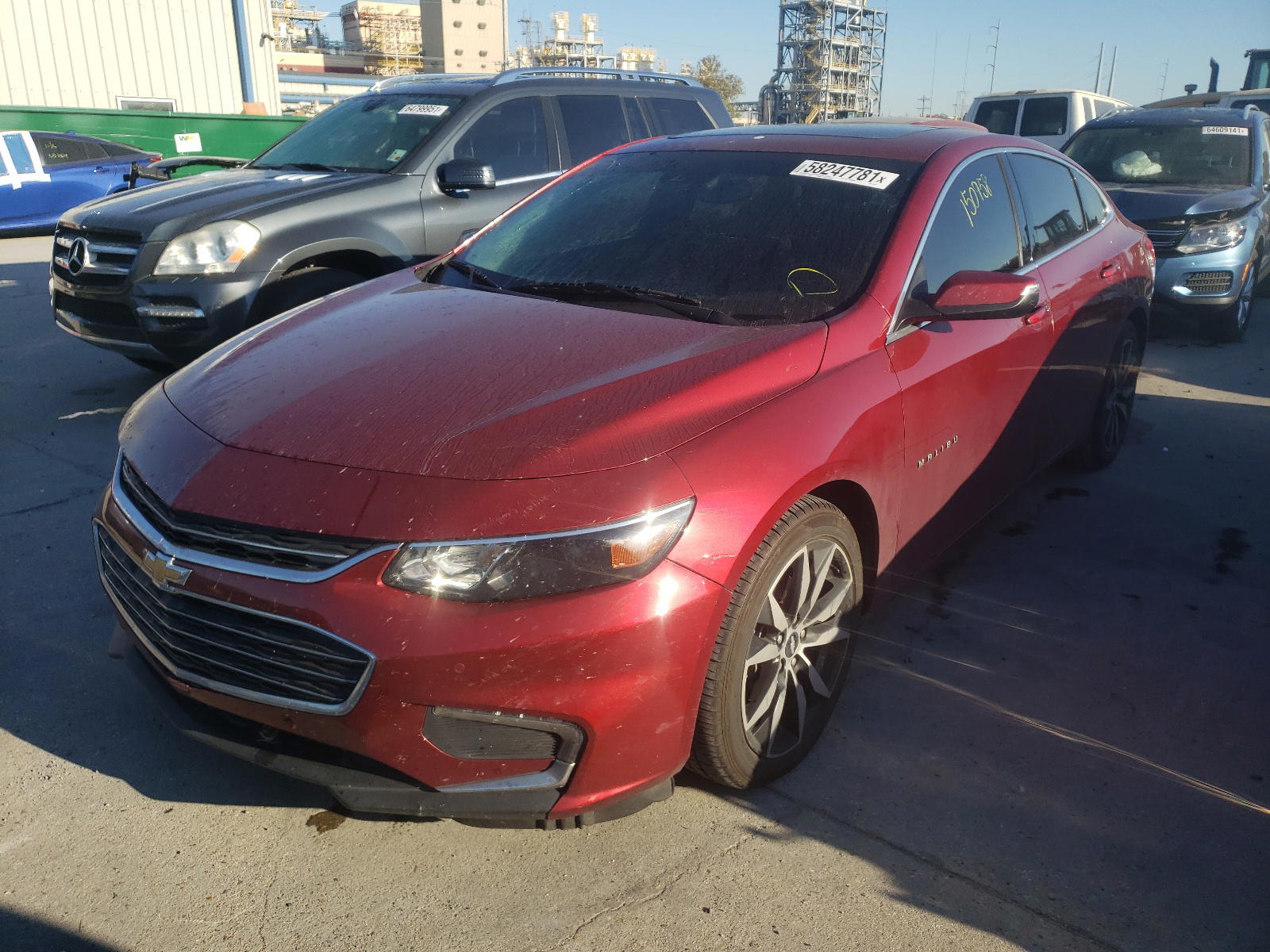 Photo 2 from auction – 2017 CHEVROLET MALIBU LT with VIN 1G1ZE5ST5HF242555
