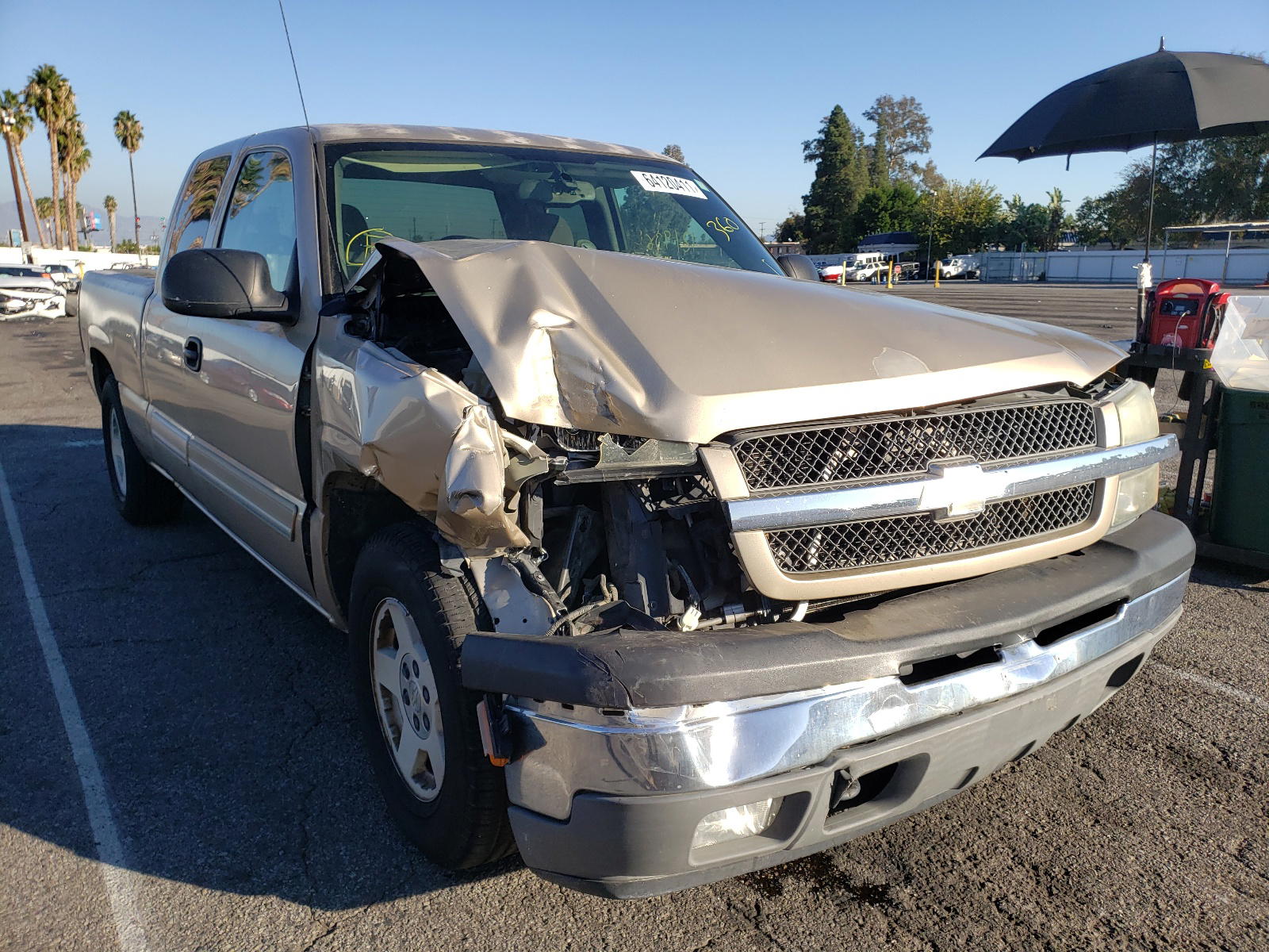 CHEVROLET SILVERADO 2005 with VIN 2GCEC19V751226856 - Photo from auction