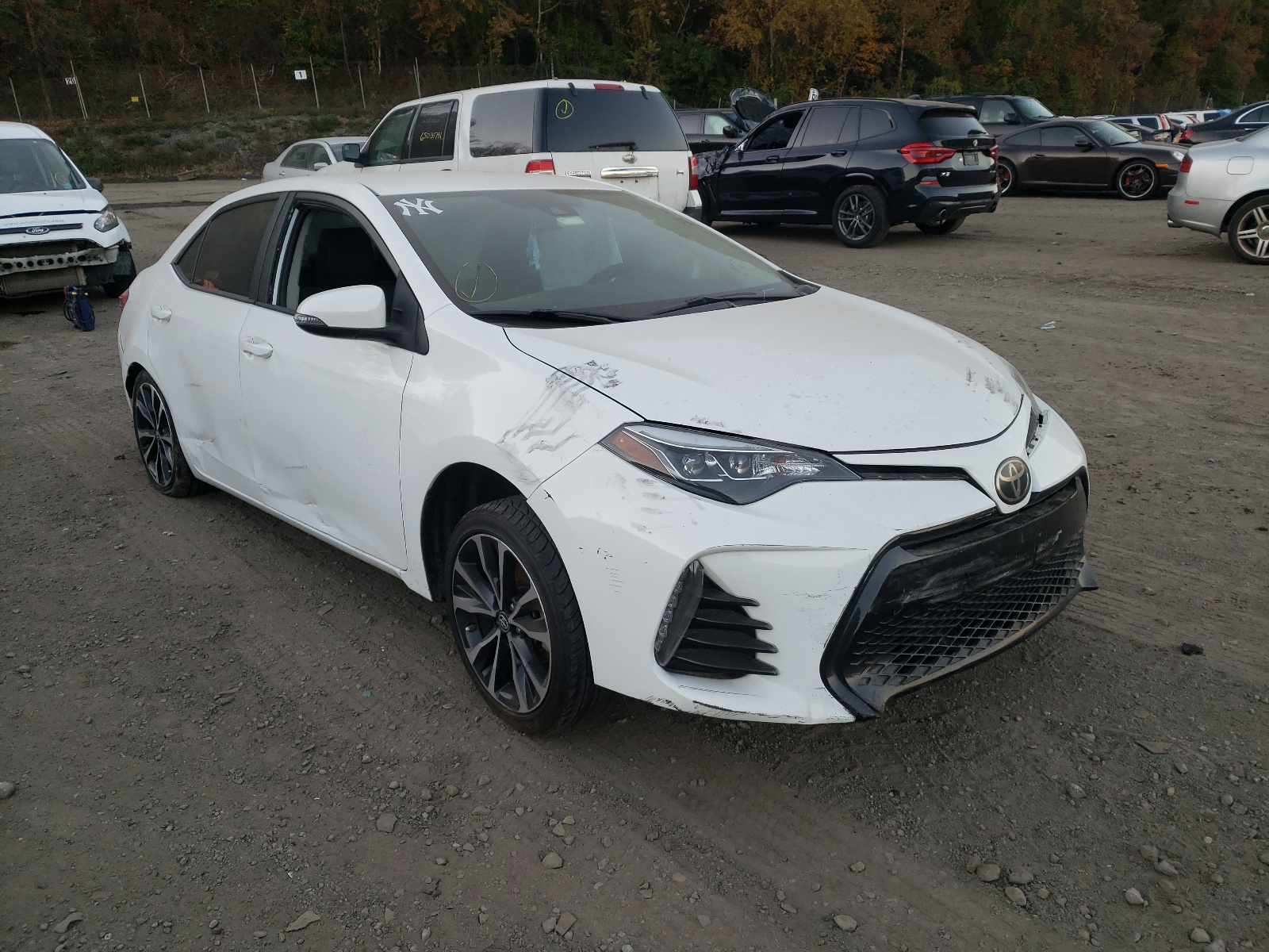 TOYOTA COROLLA L 2017 with VIN 5YFBURHE6HP638613 - Photo from auction