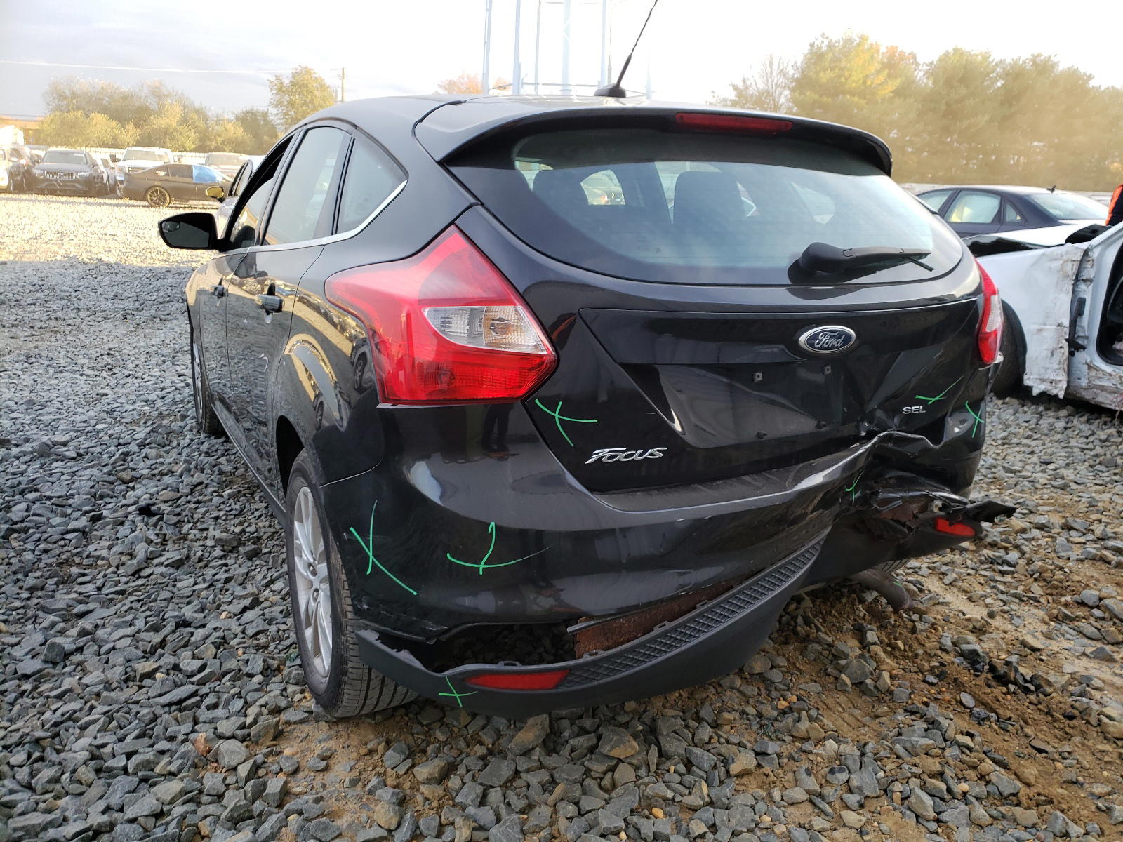 Photo 3 from auction – 2012 FORD FOCUS SEL with VIN 1FAHP3M25CL307166