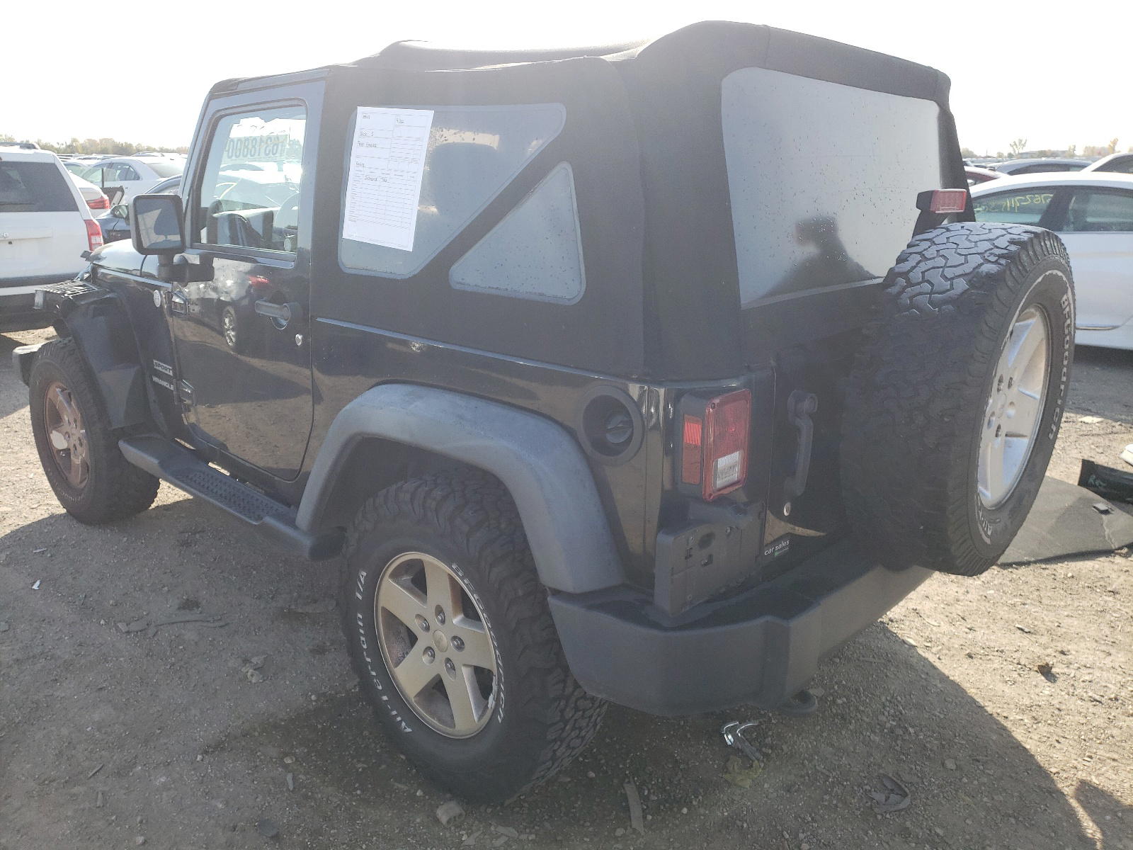 Photo 3 from auction – 2011 JEEP WRANGLER S with VIN 1J4GA2D15BL511578