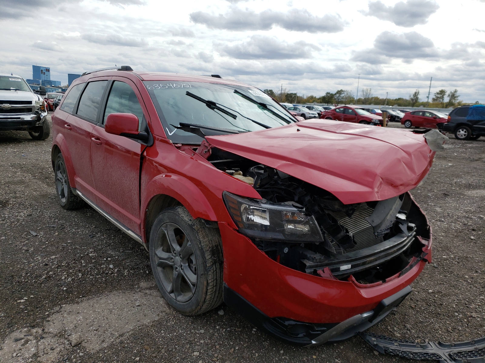 DODGE JOURNEY CR 2015 with VIN 3C4PDDGG0FT519123 - Photo from auction